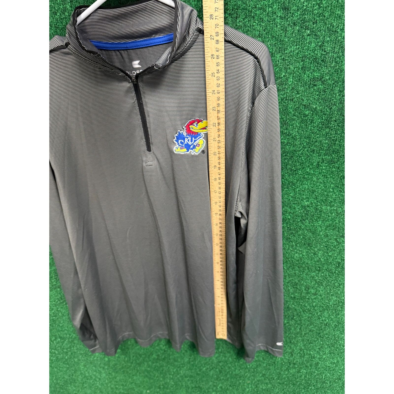 Colosseum Athletics University of Kansas Lightweight Golf Pullover Sweater Sz M Size US M / EU 48-50 / 2 - 4 Thumbnail