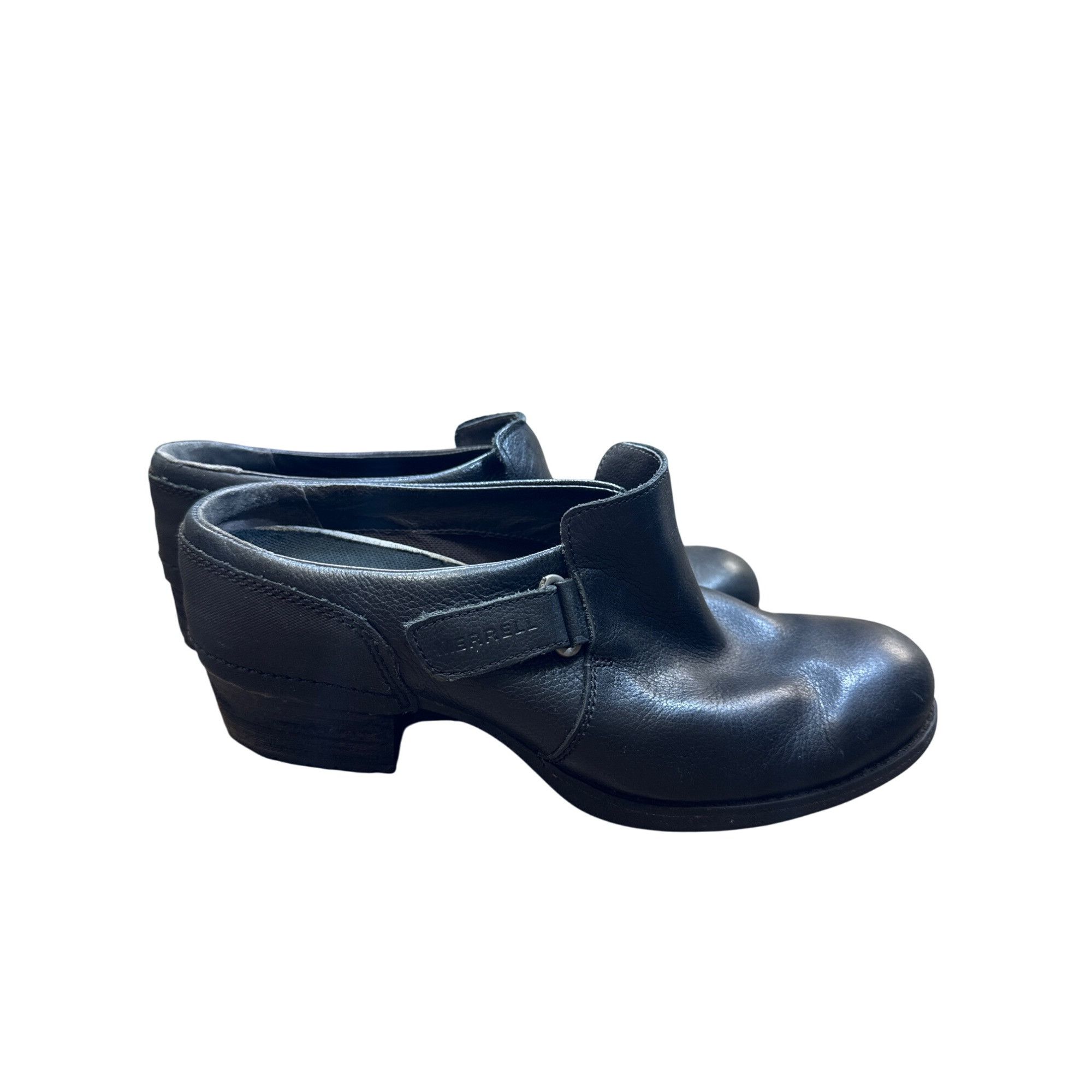 Merrell Merrell womens black leather mule clogs shoes 9 SKU 63830 Size US 9 / IT 39 - 5 Thumbnail