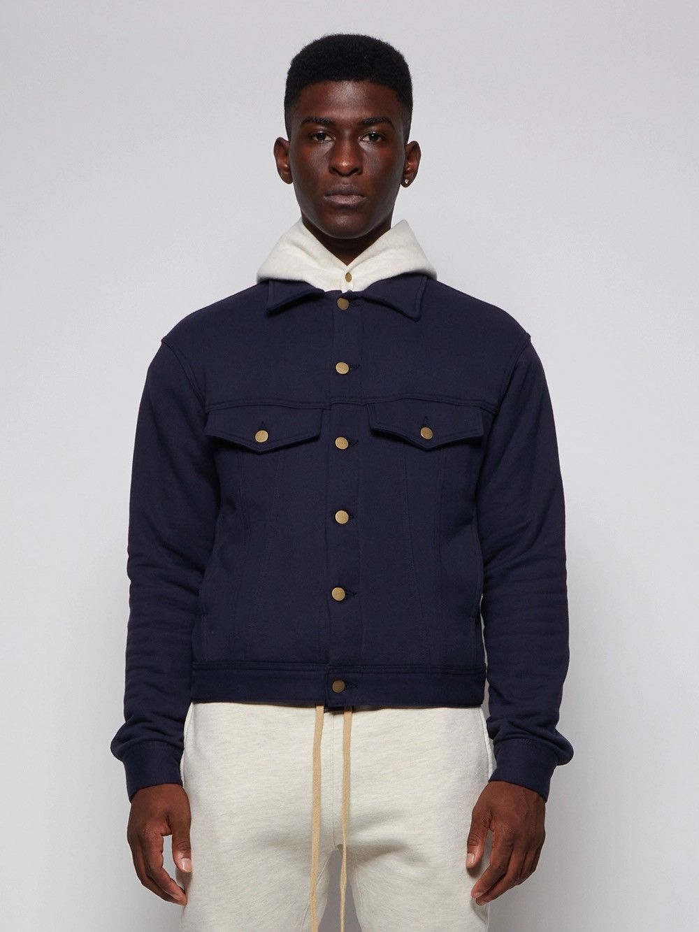 Fear of God Seventh Collection French Terry Trucker Jacket