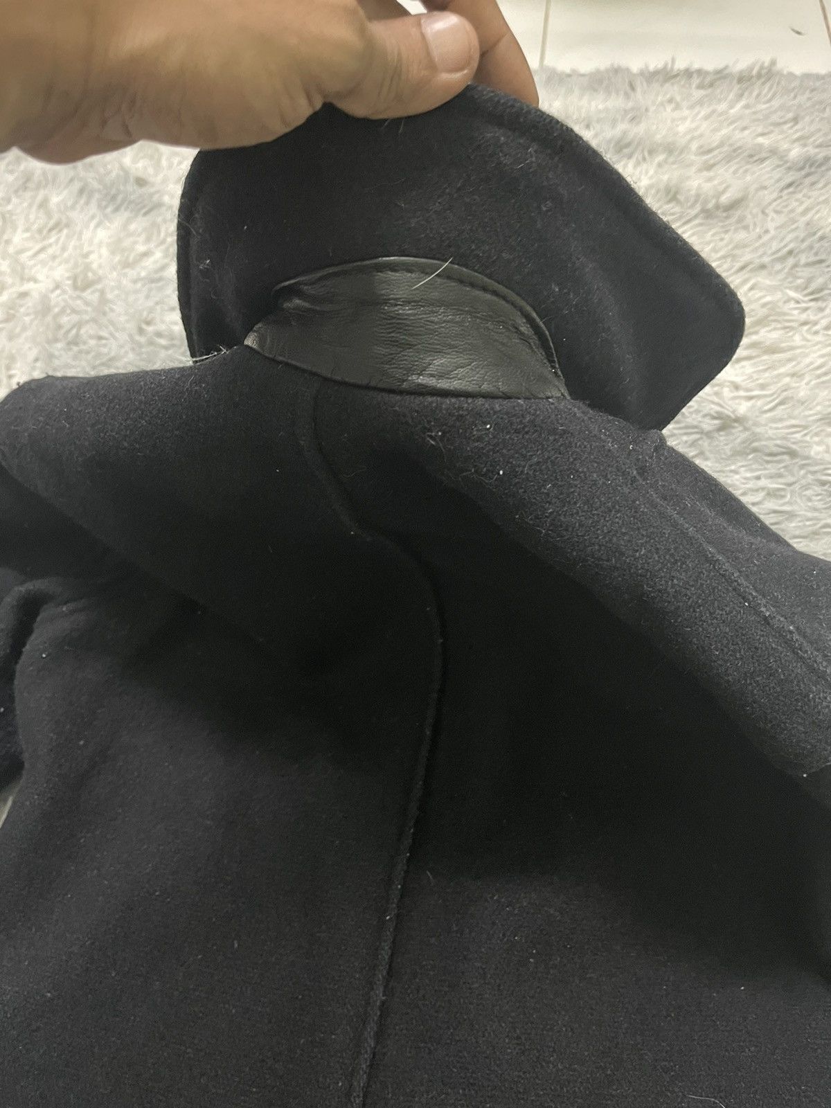 Schott 90s SCHOTT NYC DOUBLE COLLAR JACKET WOOL AND LEATHER Size US S / EU 44-46 / 1 - 21 Thumbnail