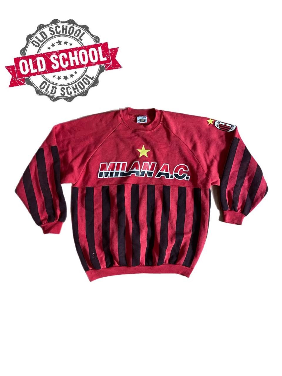 Rare Milan AC Vintage Sweatshirt 1990-92 Le Felpe Dei Grandi
