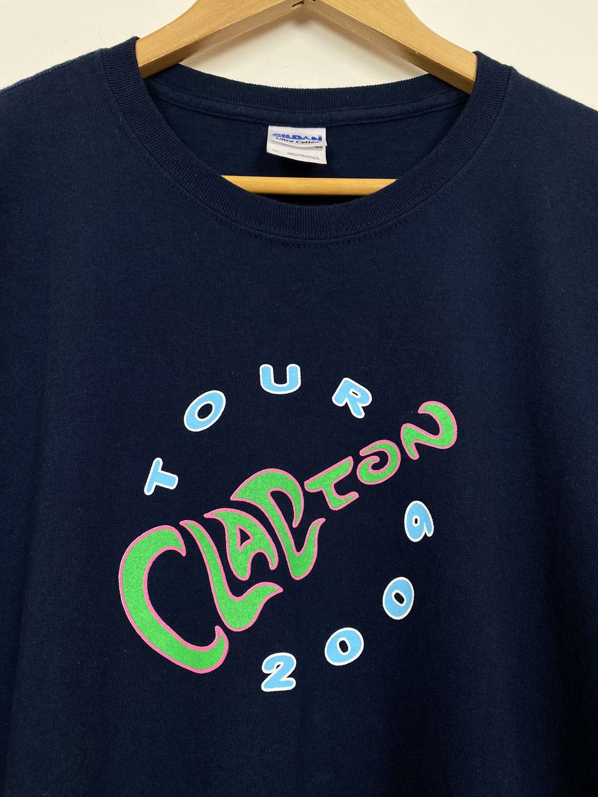 Band Tees Gildan Eric Clapton Tour 2009 Short Sleeve T Shirt Size XL Size US XL / EU 56 / 4 - 3 Thumbnail