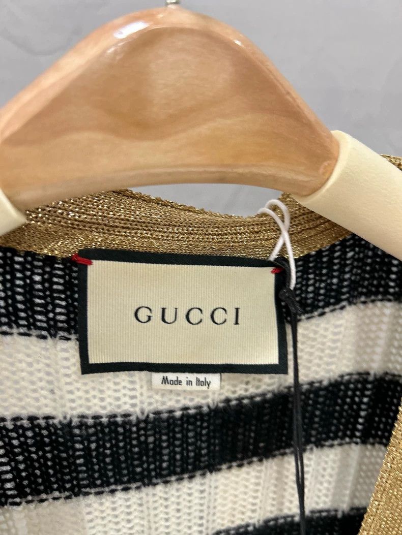Gucci GucciFull embroidered medium and long knitted cardigan jack Size US S / EU 44-46 / 1 - 3 Thumbnail