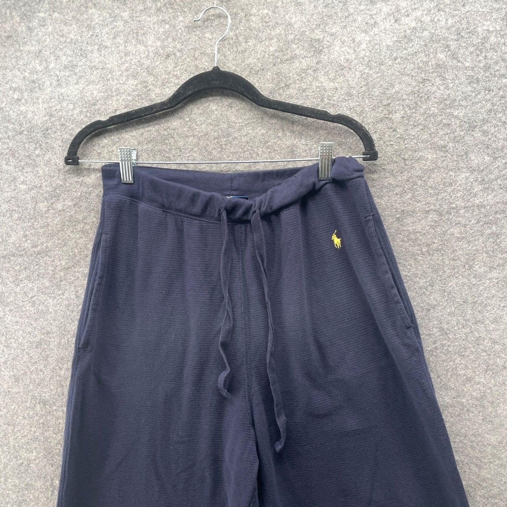 Polo Ralph Lauren Polo Ralph Lauren Sleepwear Pajama Pants Womens M Navy Cropped Wide Leg Cotton Size 32" / US 10 / IT 46 - 3 Thumbnail
