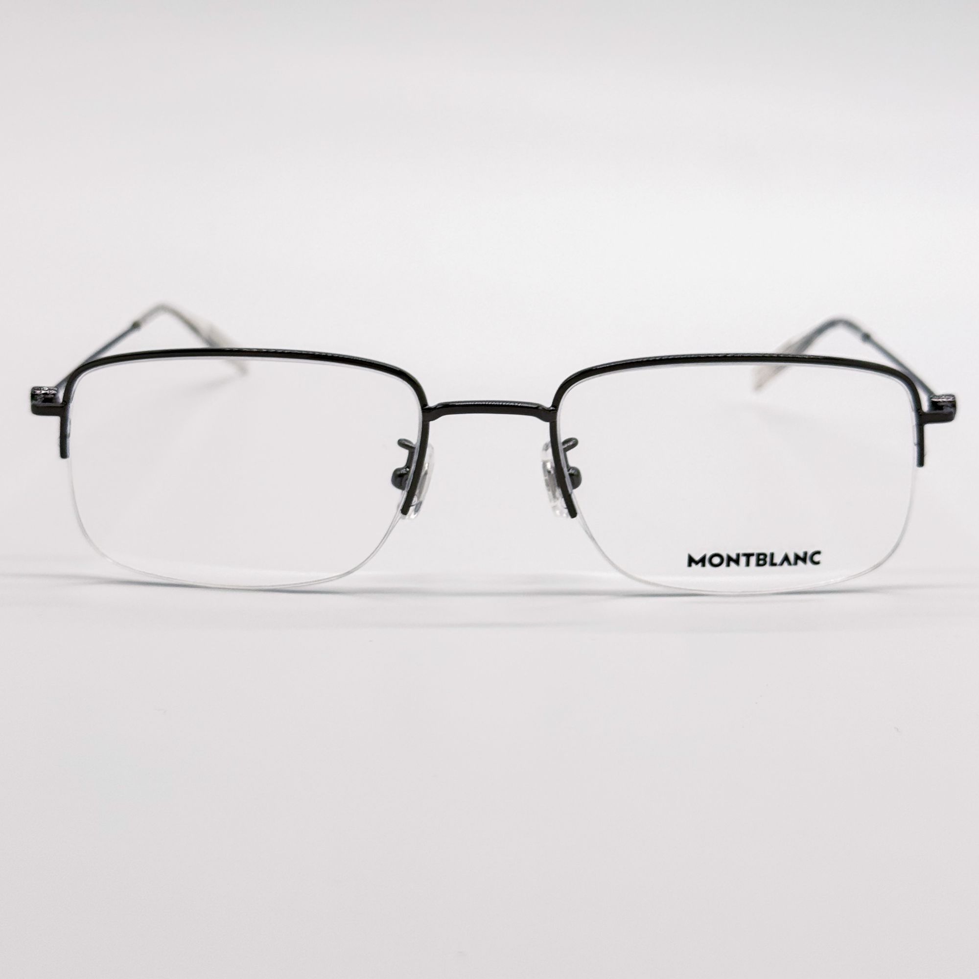 Montblanc NEW MONTBLANC EYEGLASSES MB0084OK 004 SILVER MEN EYEWEAR Size ONE SIZE - 4 Thumbnail
