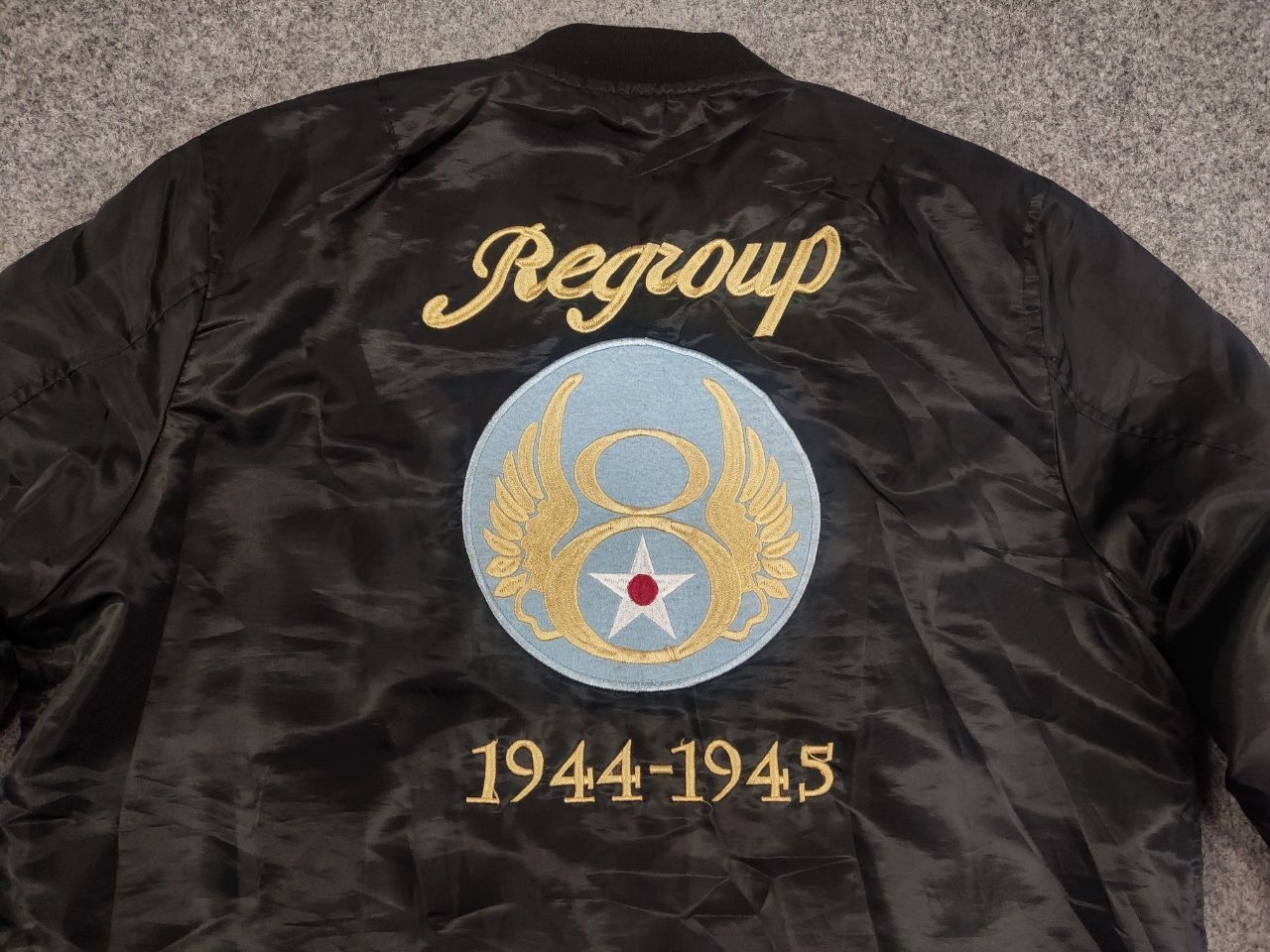 Vintage 90's Us Army Special Forces Regroup Bomber Jacket