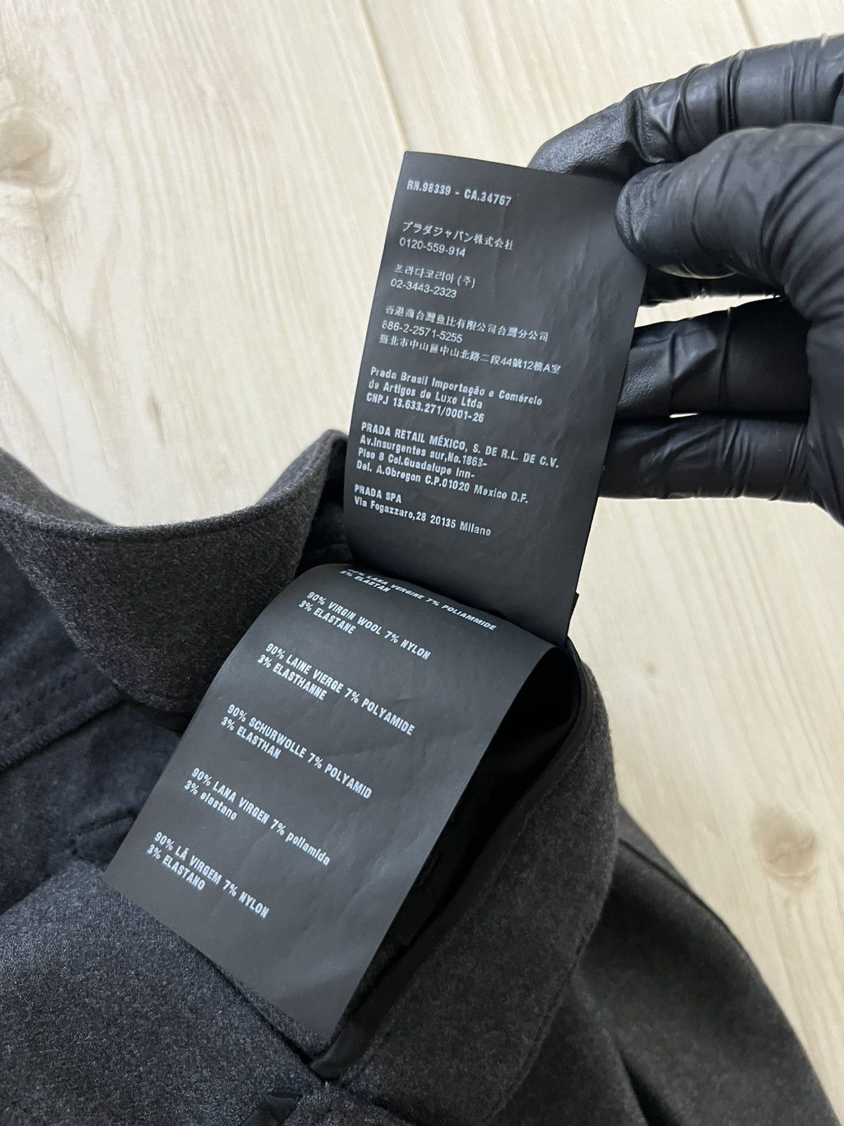 Prada Prada Wool Trousers Dark Grey Men’s Casual Pants 32 Size Size US 32 / EU 48 - 19 Thumbnail