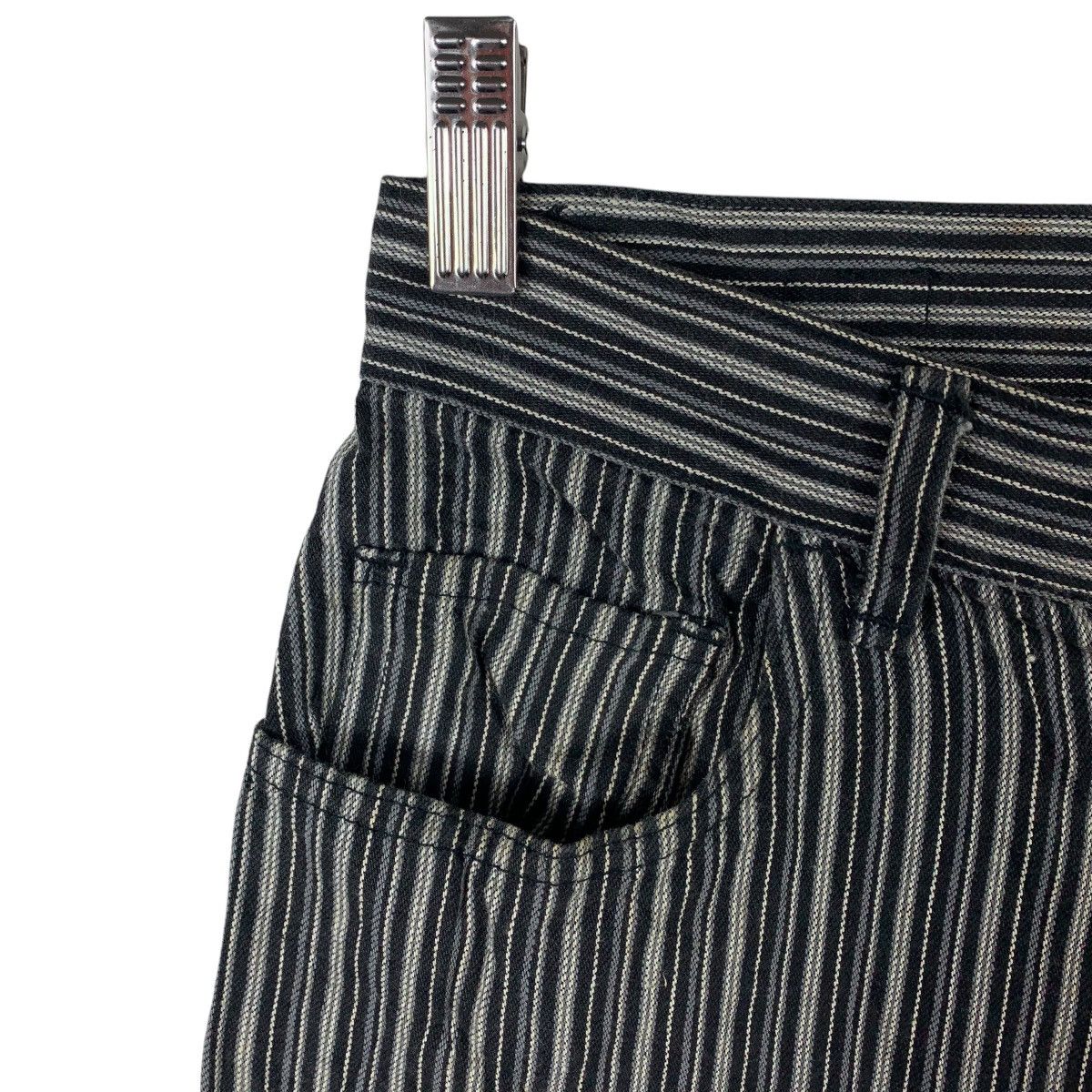 Japanese Brand DOMINGO Stripe flare denim pants Size US 28 / EU 44 - 9 Thumbnail