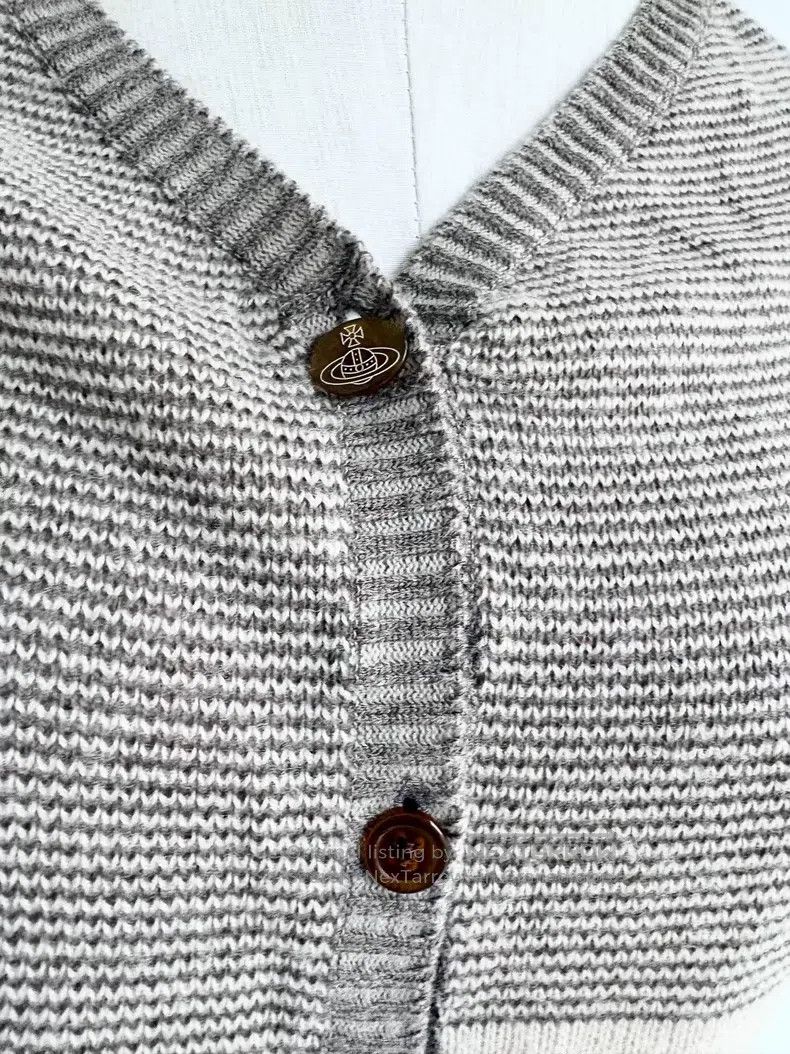 Vivienne Westwood Vivienne Westwood Beige and Knit Open Cardigan Size M / US 6-8 / IT 42-44 - 2 Thumbnail