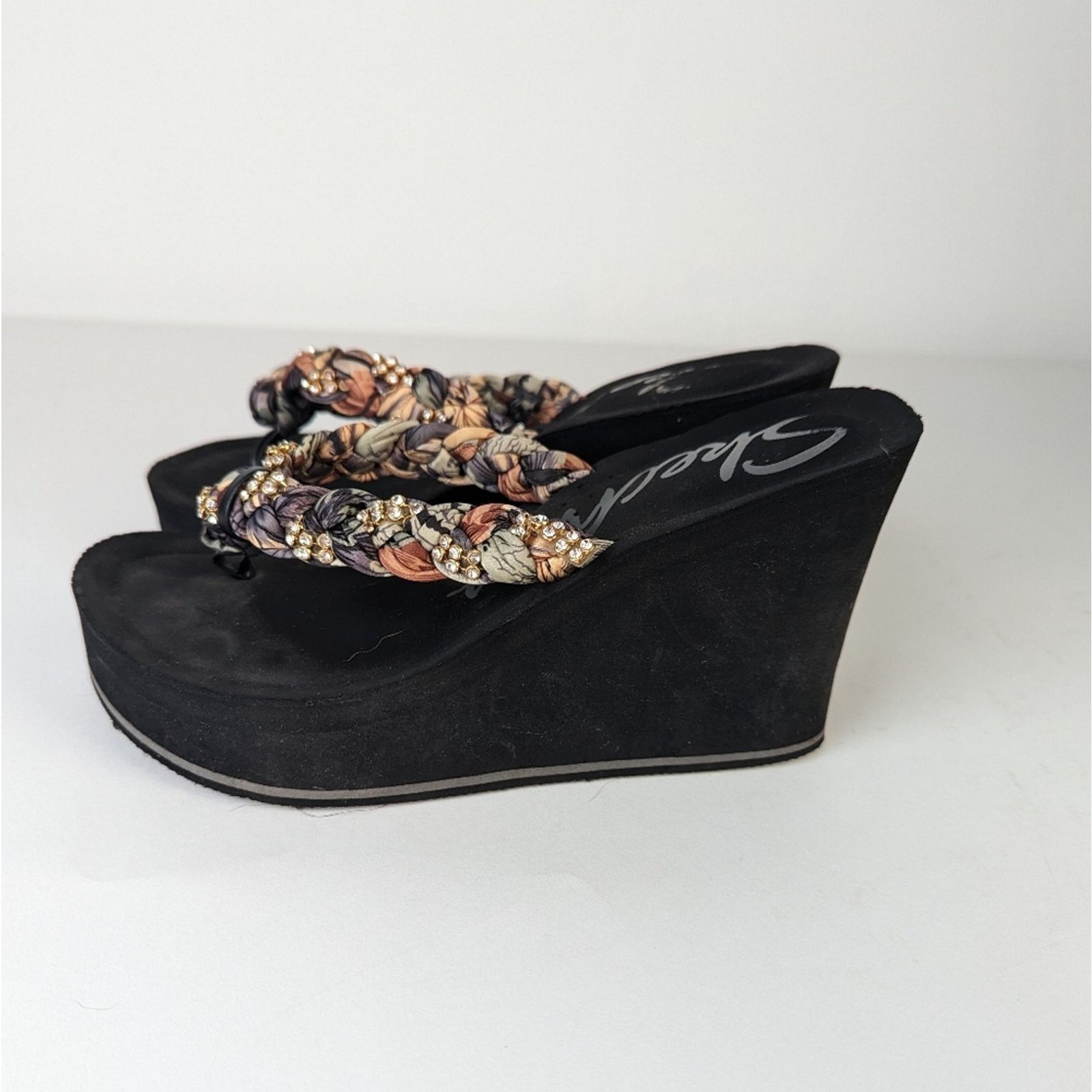 SKECHERS Skechers Platform Braided Sandals - 8 Size US 8 / IT 38 - 3 Thumbnail