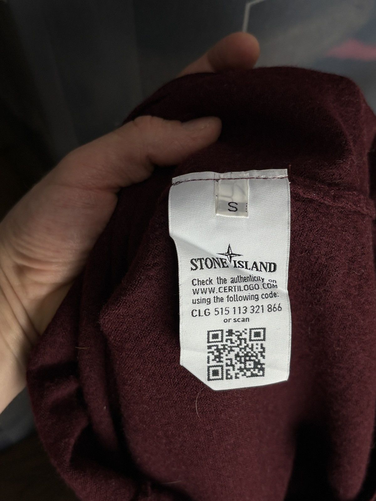 Stone Island Stone Island burgundy sweater Size S / US 4 / IT 40 - 10 Thumbnail