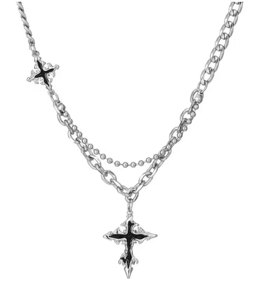 Other Y2K Cross Necklace Size ONE SIZE - 1 Thumbnail
