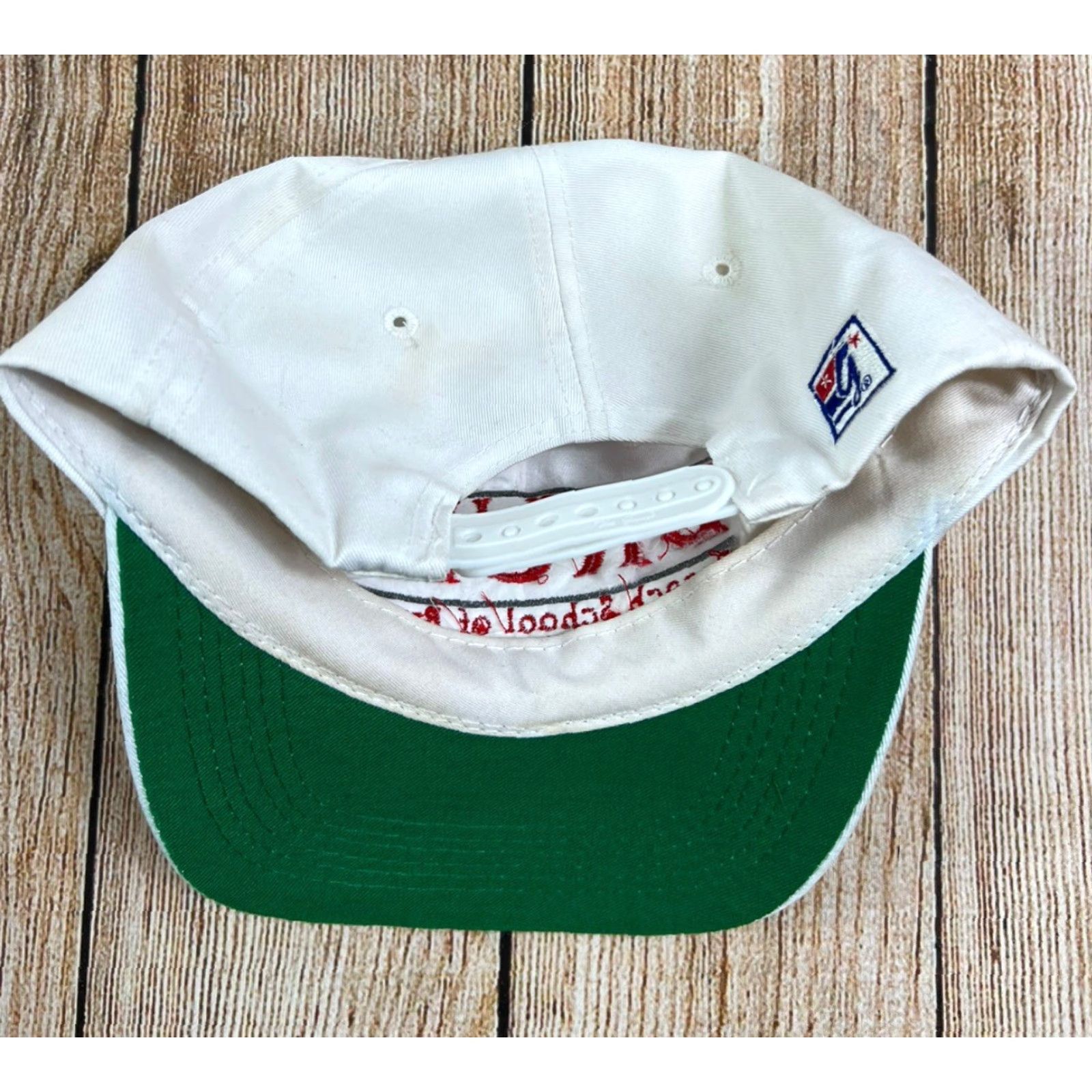 Russell Athletic VINTAGE The Game Snapback Hat College Business Men One Size White Adjustable Lightweight Drury College School Of Business The Game Size ONE SIZE - 5 Thumbnail