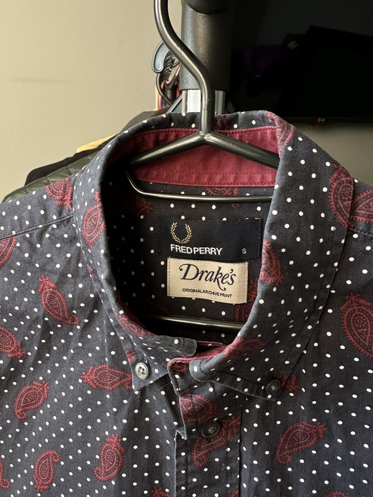 Drake's × Fred Perry Fred Perry x Drakes Paisley print shirt S Size US S / EU 44-46 / 1 - 4 Thumbnail