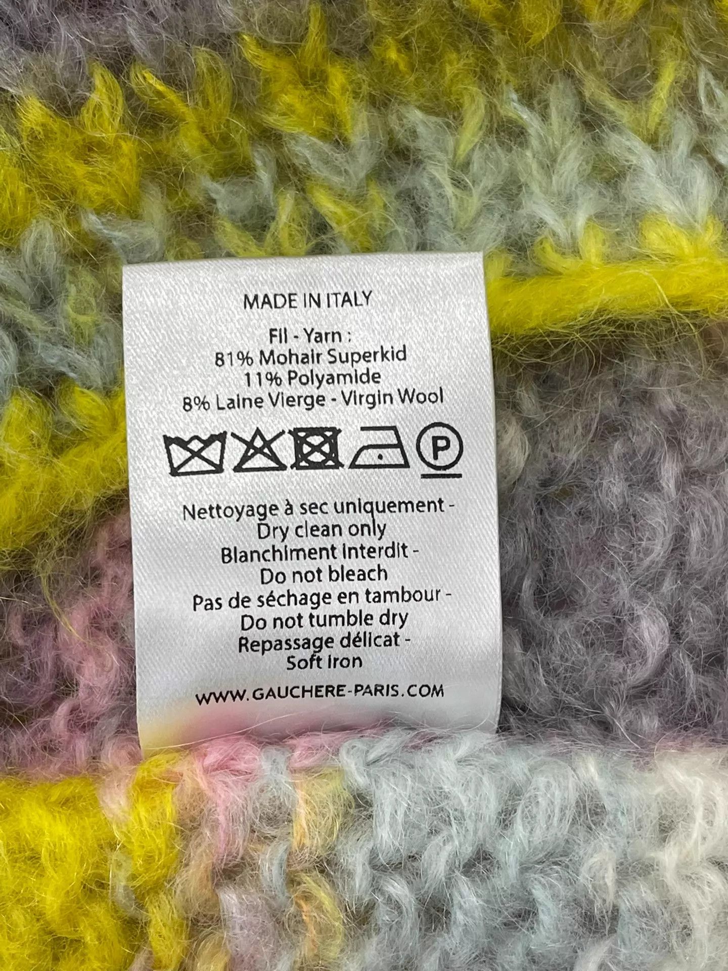 Other Gauchere Multicolor Striped Open Knit Sweater Size 36 Size XS / US 0-2 / IT 36-38 - 5 Thumbnail