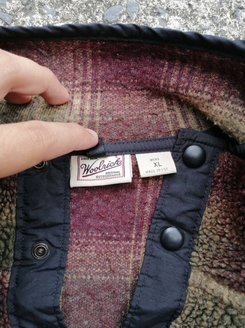 Vintage × Woolrich Woolen Mills Woolrich Plaid Design Fleech Jacket Size US M / EU 48-50 / 2 - 7 Thumbnail