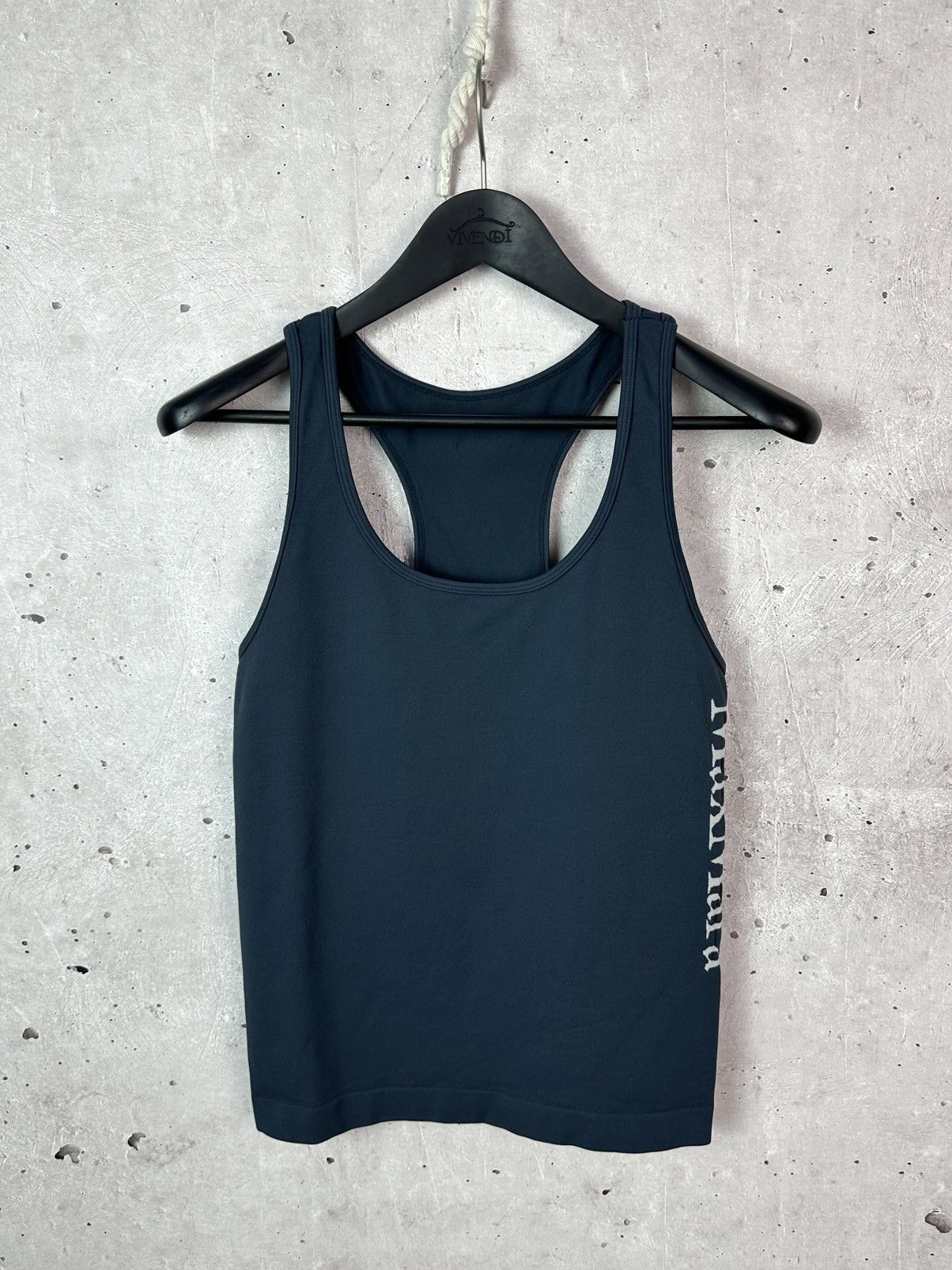 Max Mara Max Mara The Cube Logo Navy Sleeveless Women’s Top Size M / US 6-8 / IT 42-44 - 1 Thumbnail