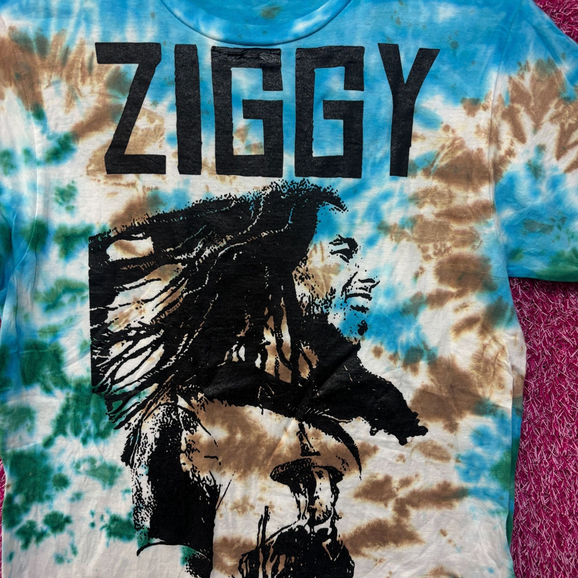 Band Tees Ziggy Marley 2023 Summer Tour at the Greek Reggae Tie Dye Sm Size US S / EU 44-46 / 1 - 2 Thumbnail