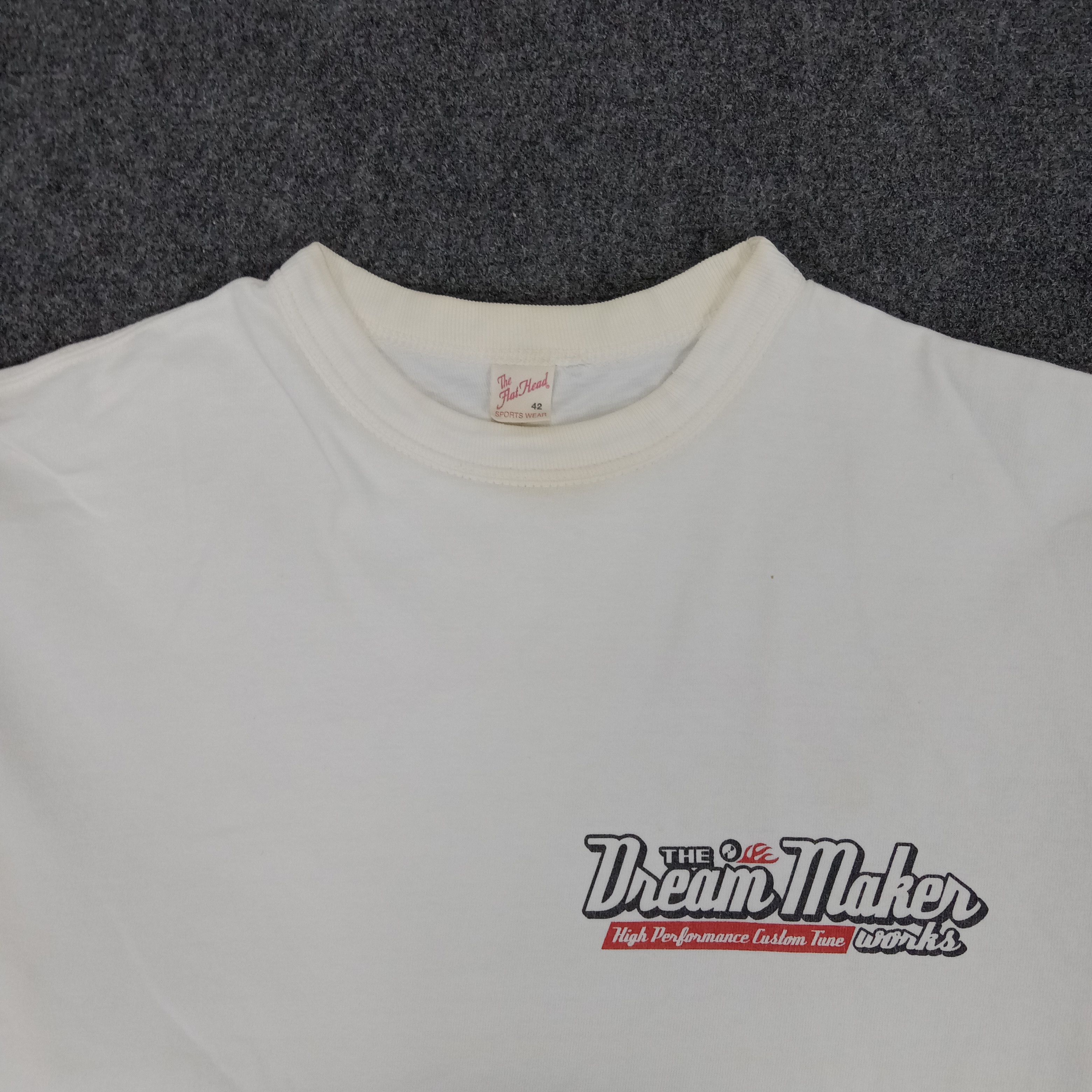 The Flat Head × Vintage The Flat Head Bikers Style Long Sleeve Tshirt Size US L / EU 52-54 / 3 - 5 Thumbnail