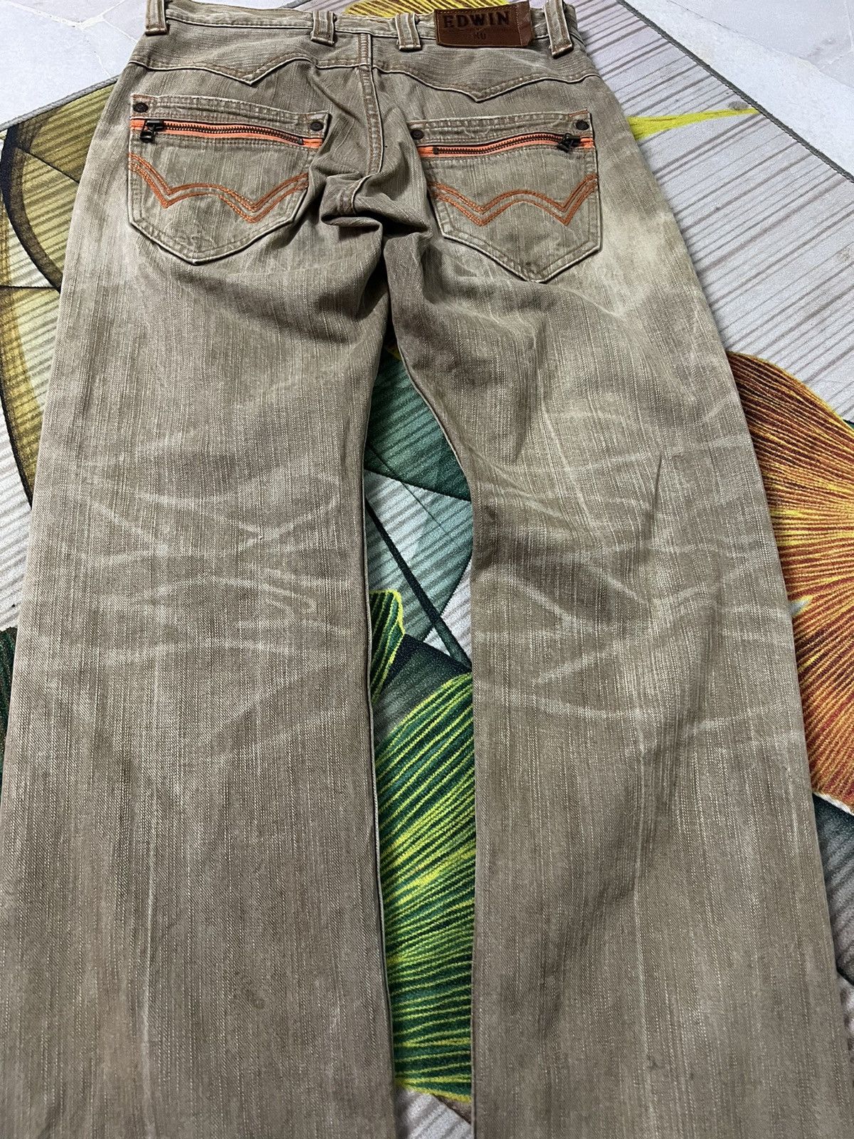 Edwin × If Six Was Nine × Japanese Brand FLARE EDWIN EXCLUSIVE VINTAGE BROWN JEANS VERY RARE Size US 30 / EU 46 - 7 Thumbnail