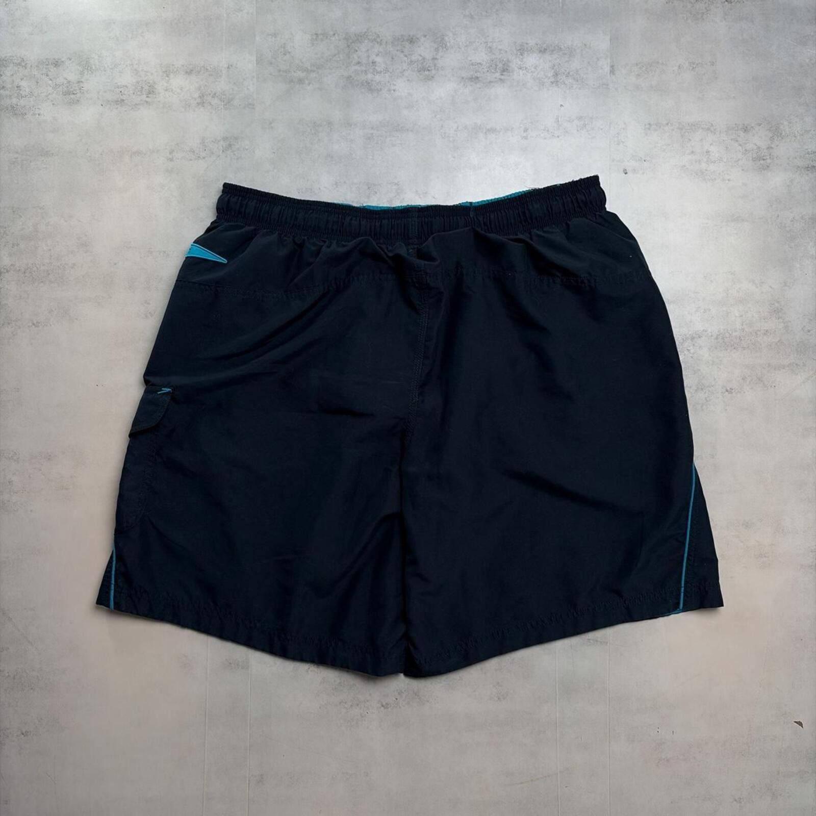 Speedo Vintage Navy Speedo Grunge Baggy Surf Board Shorts Size US 36 / EU 52 - 5 Thumbnail