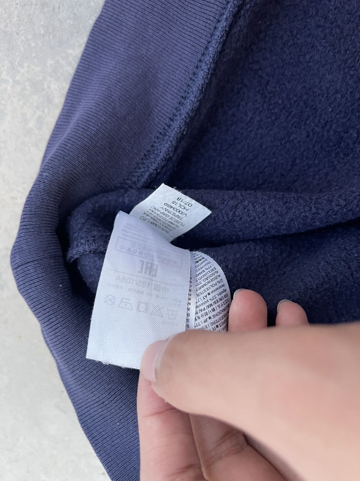 Gap × Vintage Vintage Faded Gap Pull Over Hoodie Size US XL / EU 56 / 4 - 9 Thumbnail
