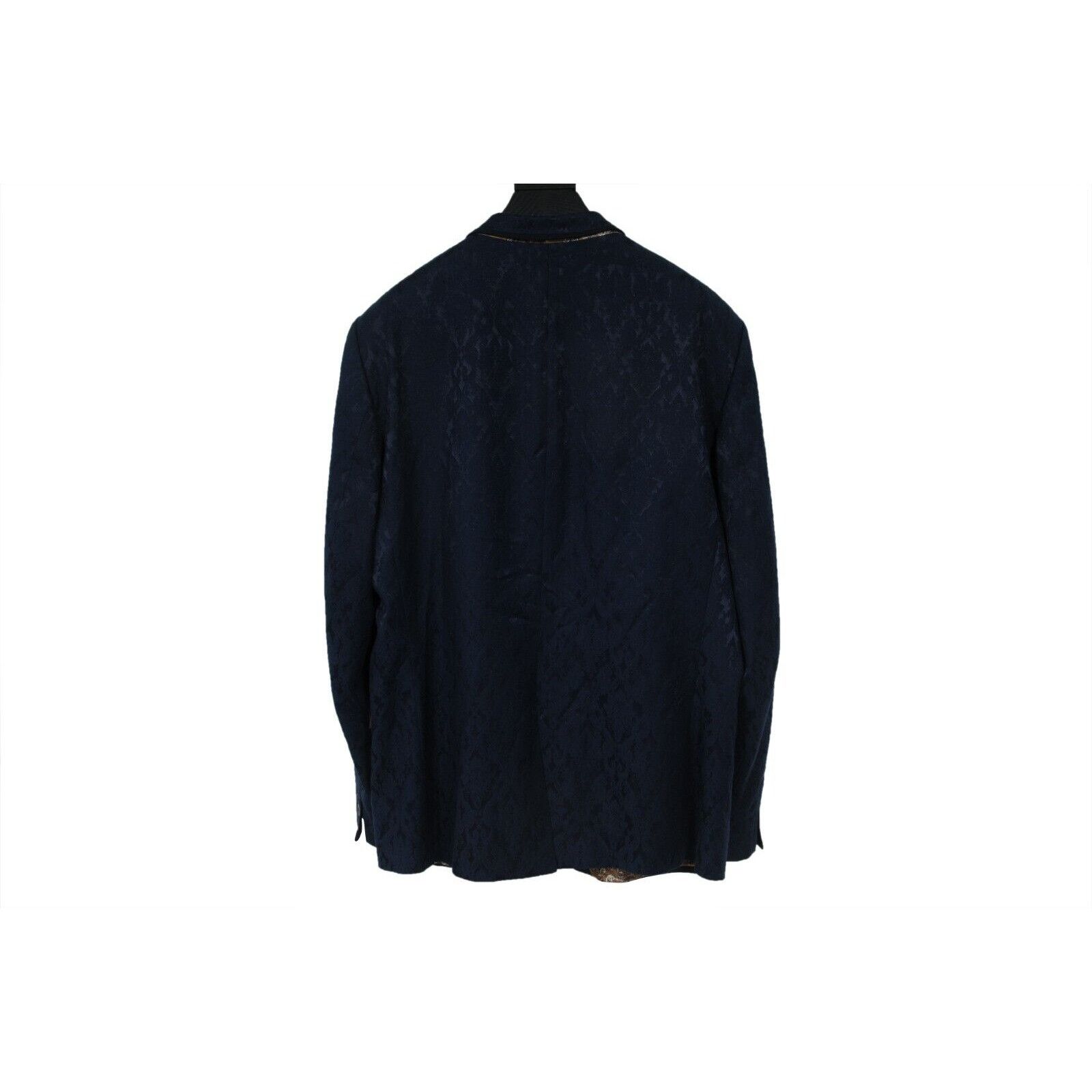 Ted Baker Jacquard Print Blazer 44 R Navy Blue Size 44R - 2 Thumbnail