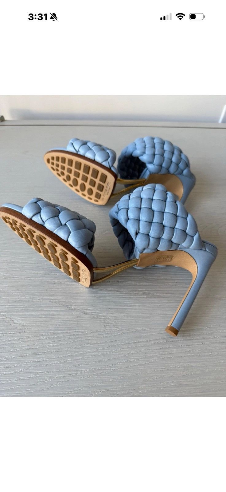 Bottega Veneta Bottega Veneta Womens Lido Leather Sandals Size 37.5 Size US 7 / IT 37 - 6 Thumbnail