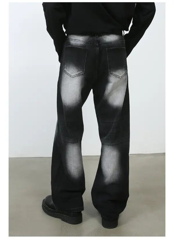Japanese Brand Kimaya x Rika Vintage washed trendy all-match casual jeans Size US 32 / EU 48 - 5 Thumbnail
