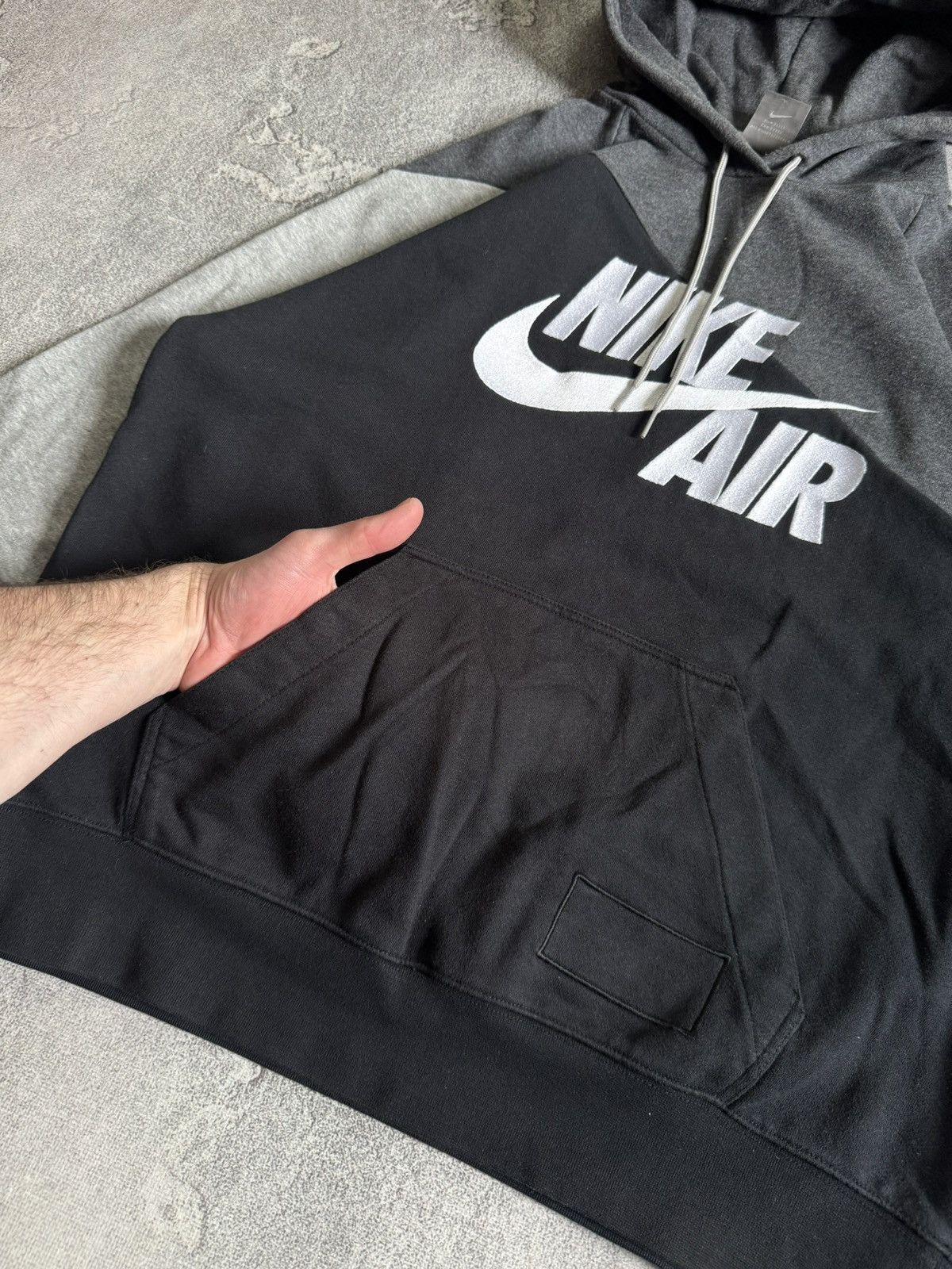 Nike Nike Air M/size vintage retro hoodie jumper pullover 90s Size US M / EU 48-50 / 2 - 12 Thumbnail