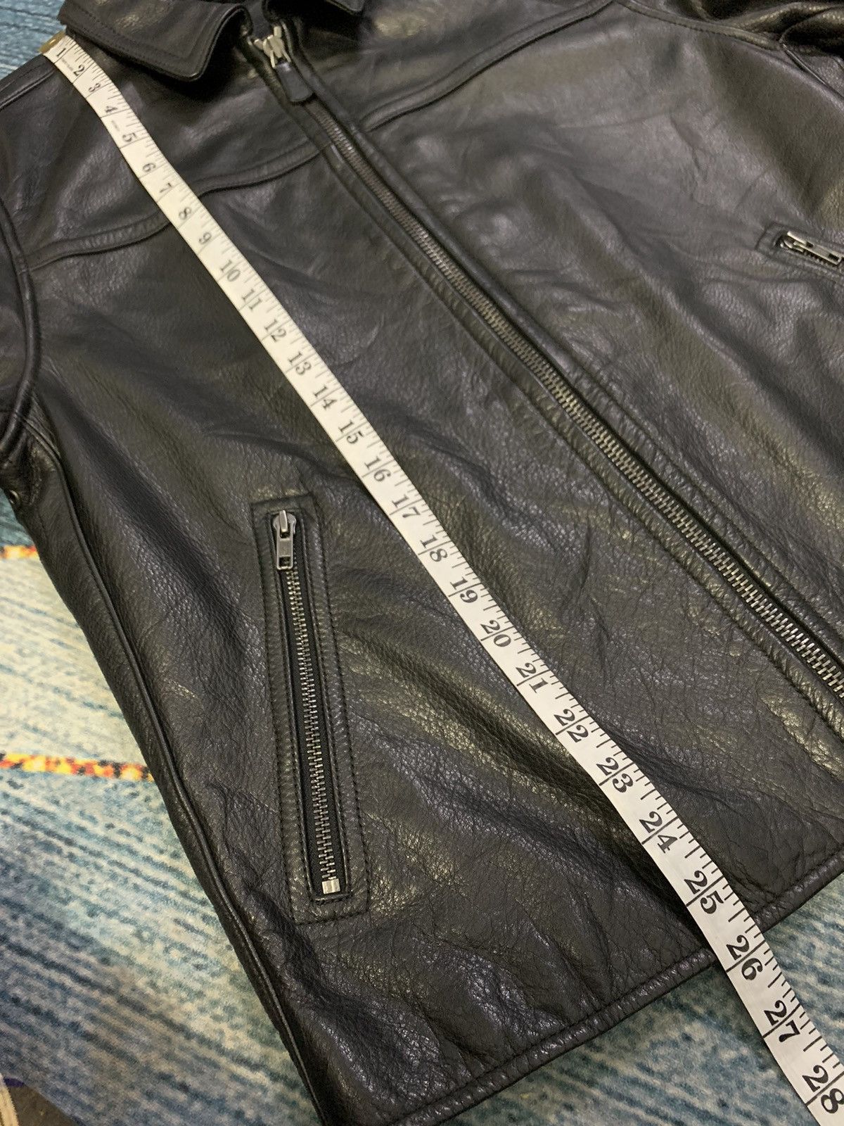 Coach COACH Zipper Leather Jacket Size US M / EU 48-50 / 2 - 21 Thumbnail