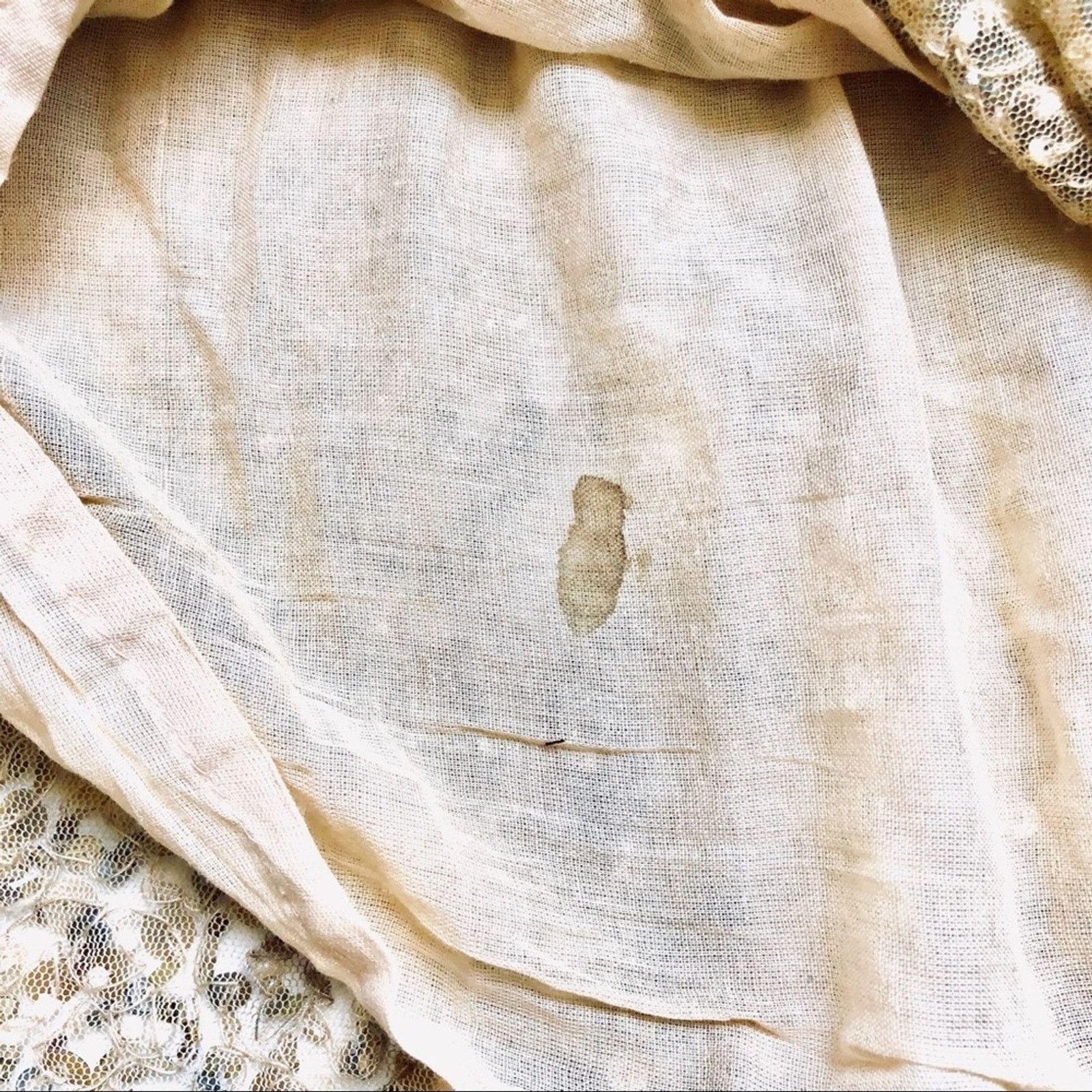 ZARA Gold Tan Cream Sequin Sparkle Beaded Mesh Mini Skirt