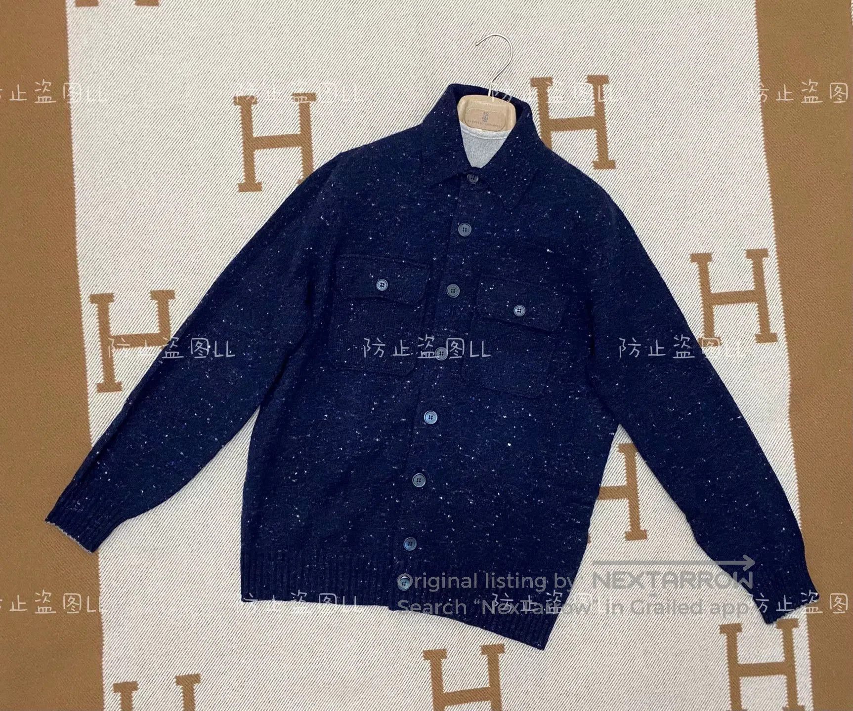 Brunello Cucinelli Men's Wool Blend Cardigan.