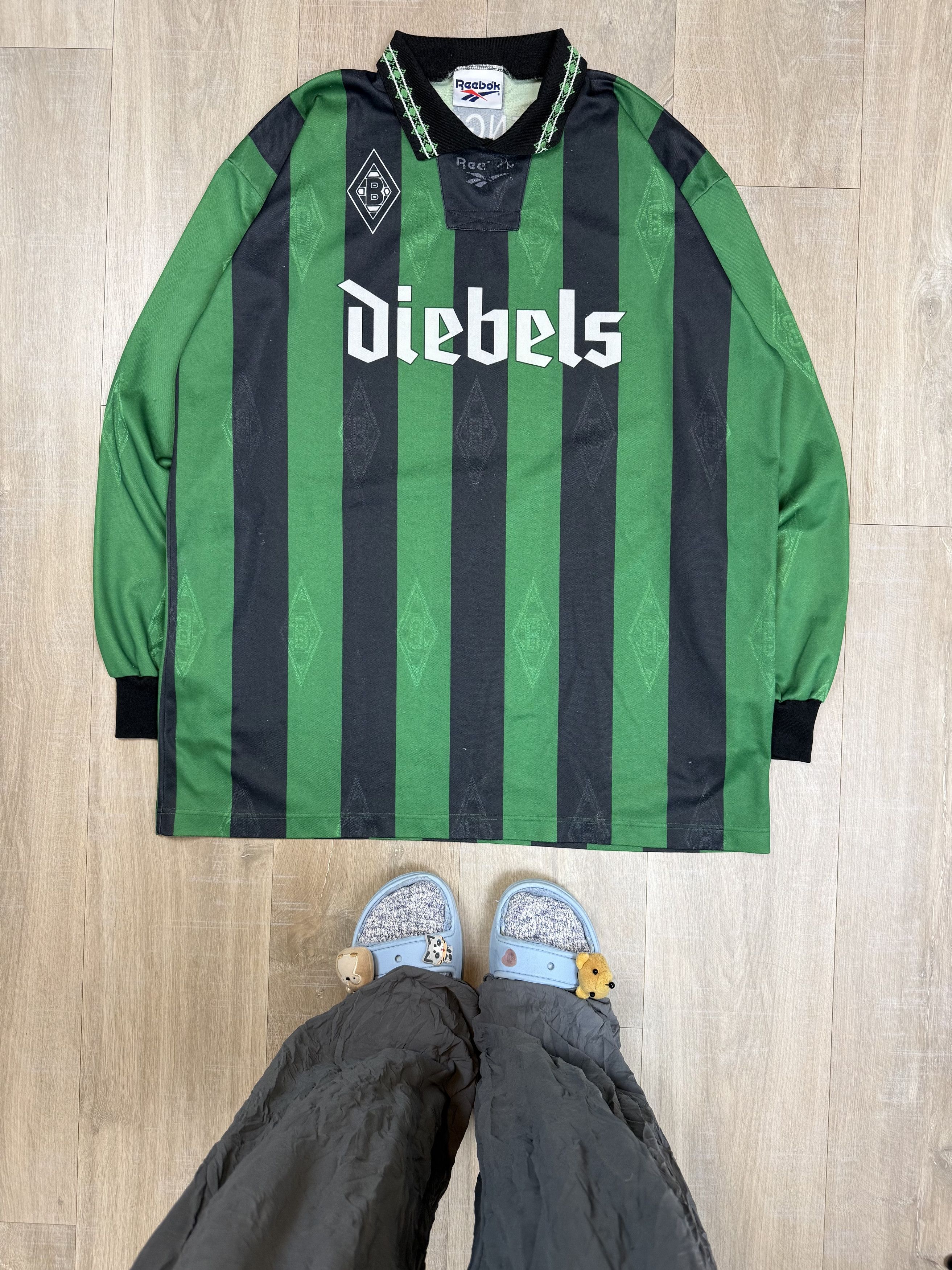 Reebok Reebok Borussia Monchengladbach 95/96 Awa Long Sleeve Soccer Size US XXL / EU 58 / 5 - 1 Thumbnail
