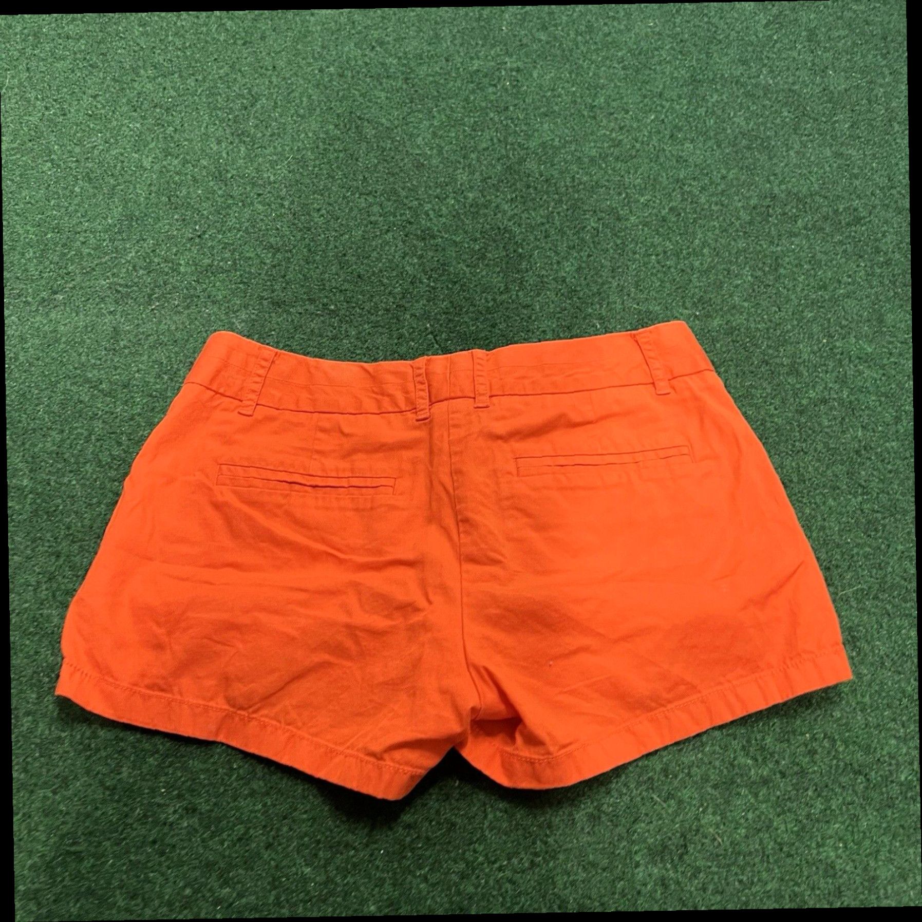J.Crew women j.crew neon orange chino shorts size 0 Size 25" / US 0 / IT 36 - 7 Thumbnail