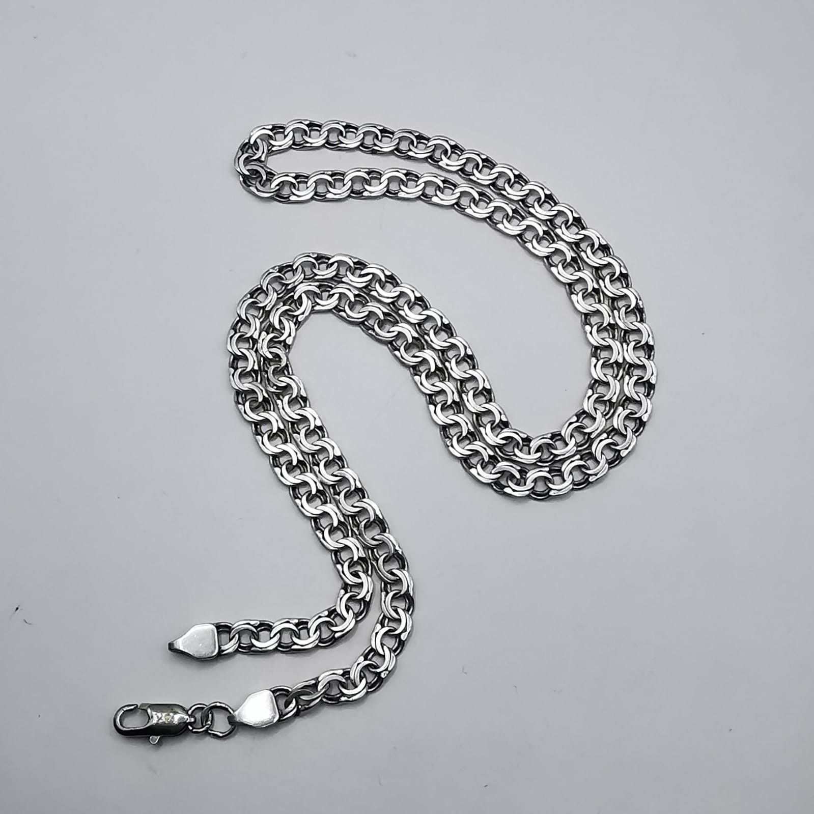 Vintage Jewelry Chain, 925 Sterling Silver, Signed 24.11G, Men's