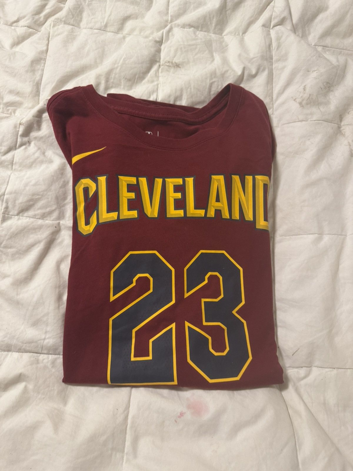 Nike LeBron James Cleveland Cavaliers Nike Dri-Fit NBA T-Shirt Size US L / EU 52-54 / 3 - 4 Thumbnail