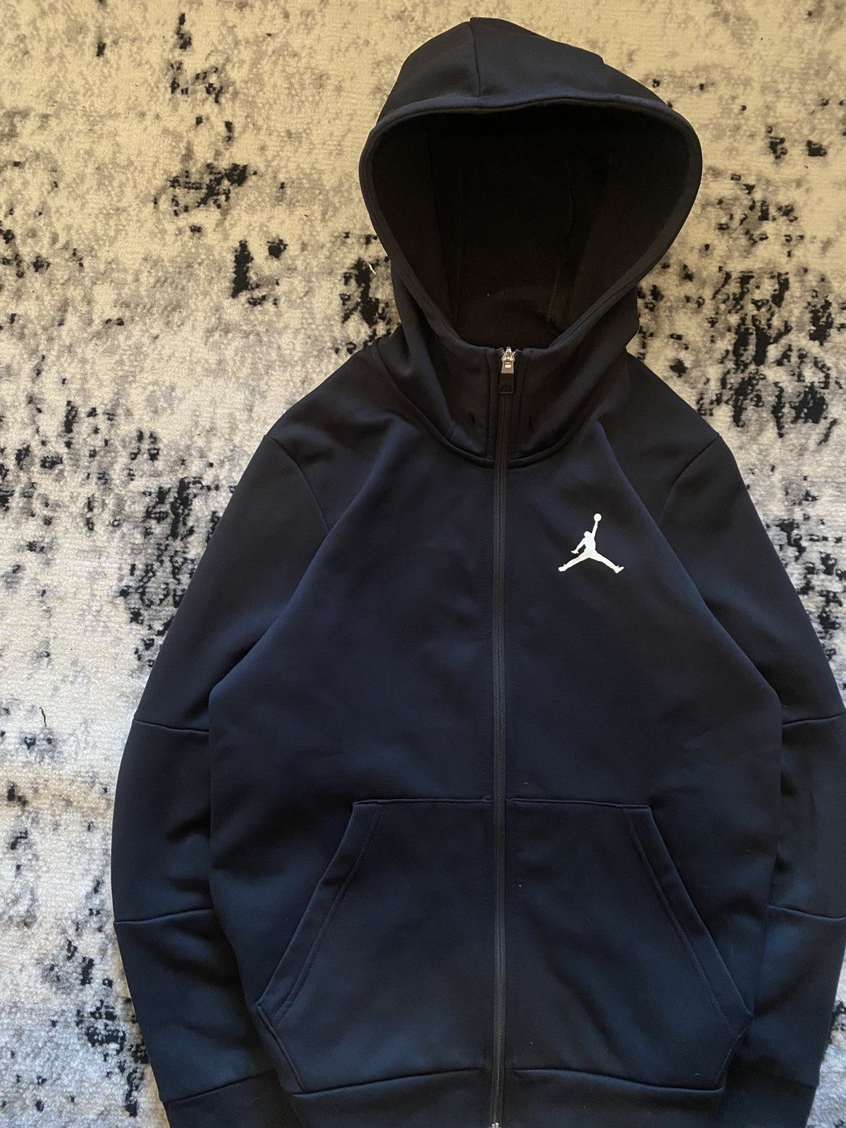 Jordan Brand × Vintage Vintage Basic Jordan Zip-Hoodie Boxy Fit Streetwear Y2k Size US S / EU 44-46 / 1 - 5 Thumbnail