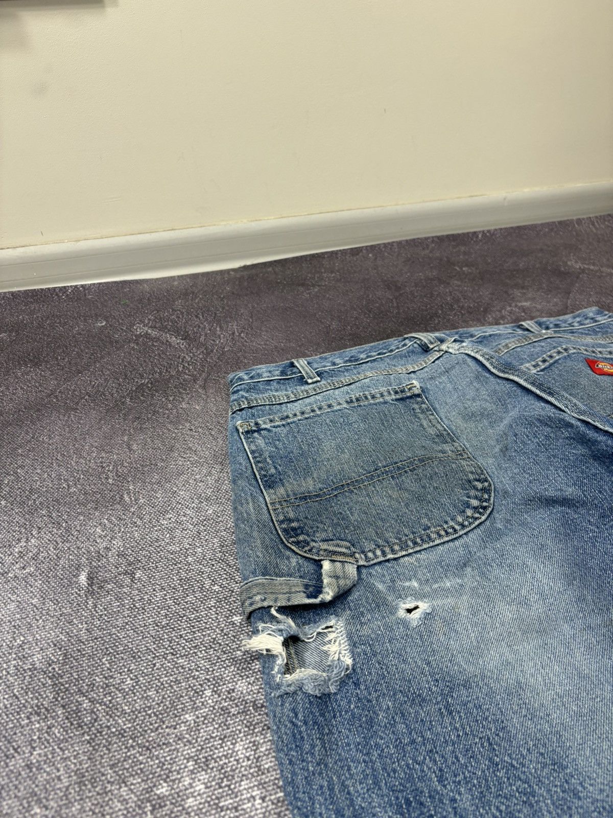 Dickies Vintage Dickies Faded Blue Denim Work Hype Baggy Jeans Size US 36 / EU 52 - 6 Thumbnail