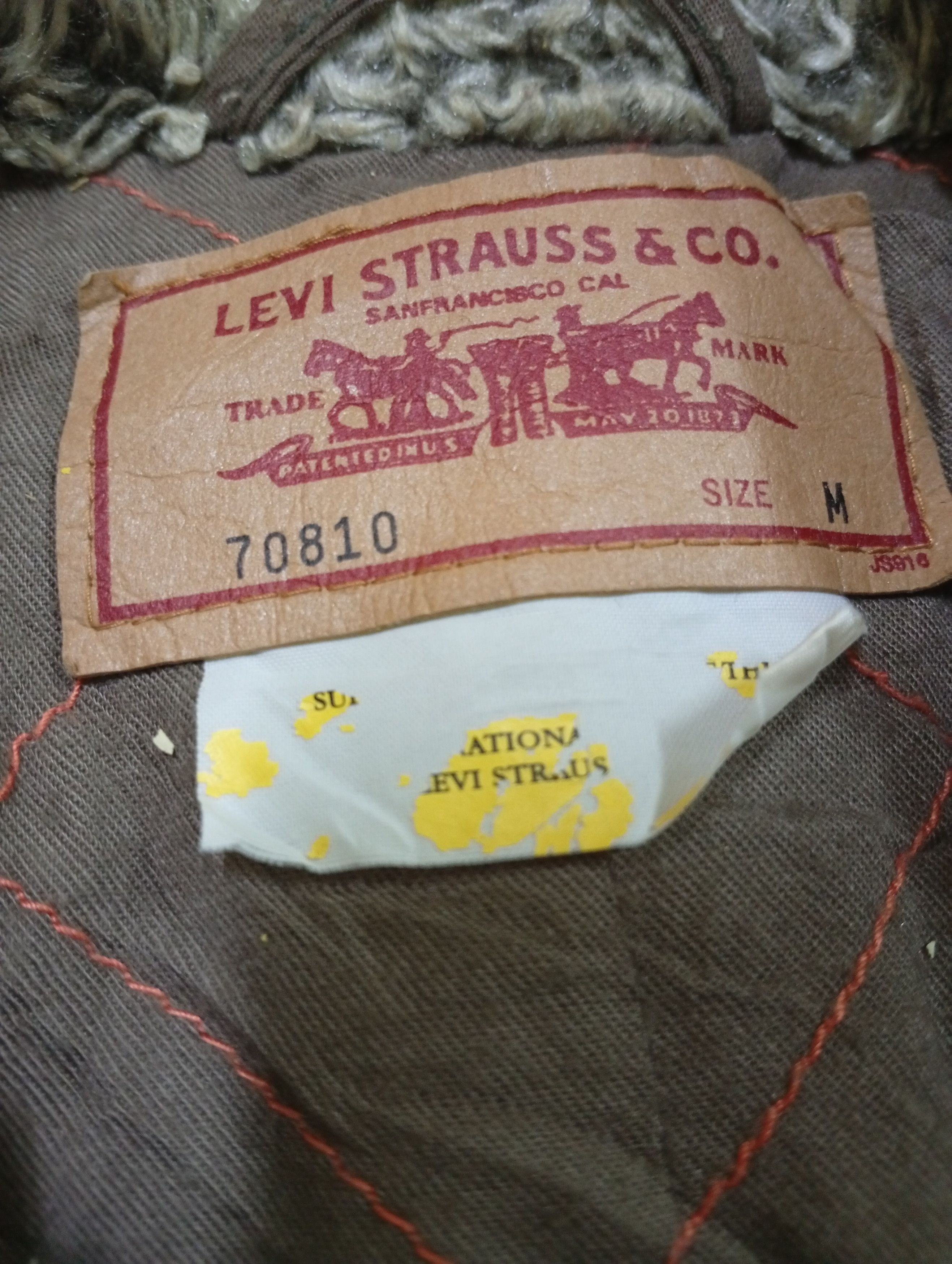 Levi's VINTAGE LEVIS FUR COLLAR X WORK JACKET Size US M / EU 48-50 / 2 - 6 Thumbnail