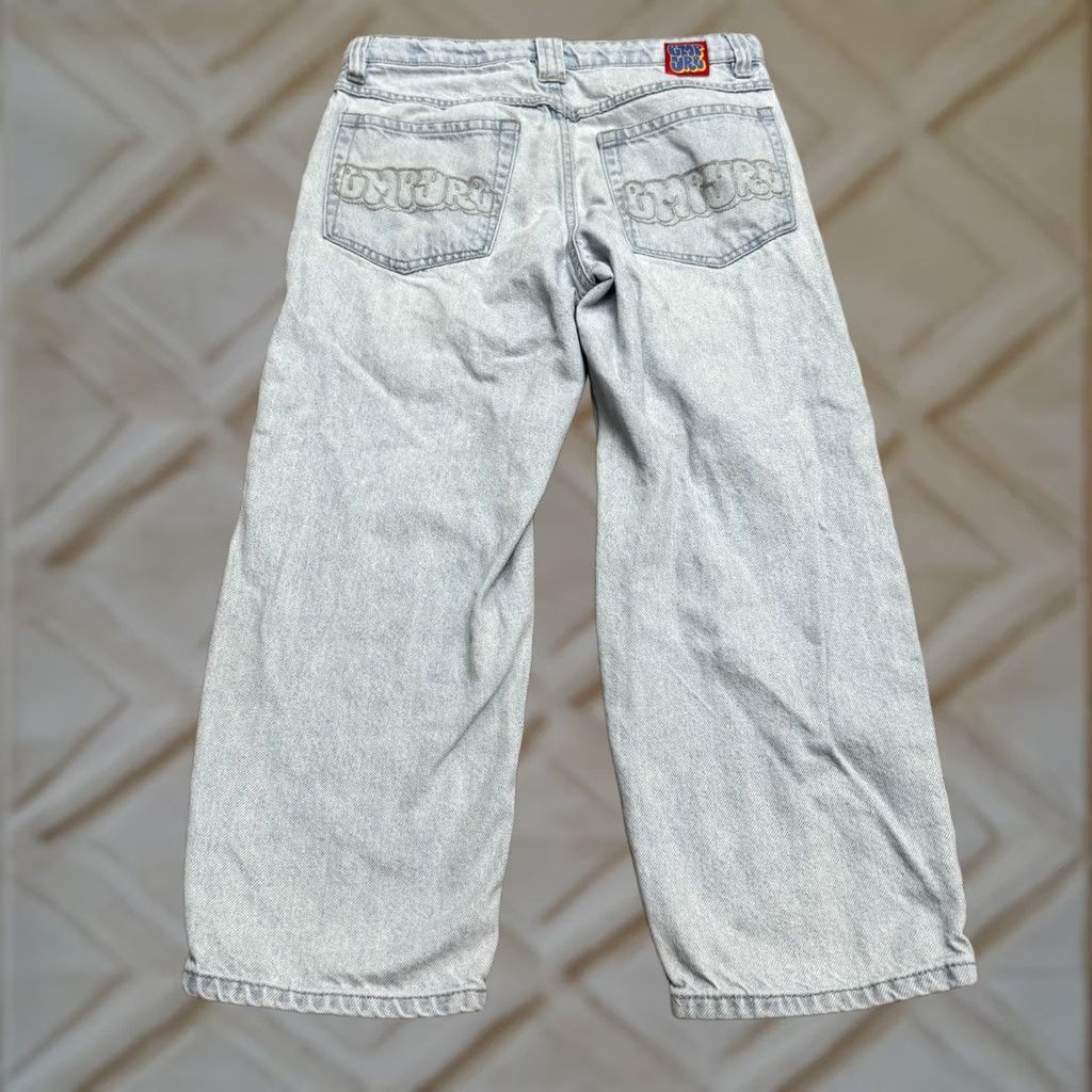 Empyre VINTAGE Empyre Jeans 90s City Streetwear 25 Light Blue Denim High Rise 5-Pocket Womens Size 42" / US 20 - 1 Thumbnail