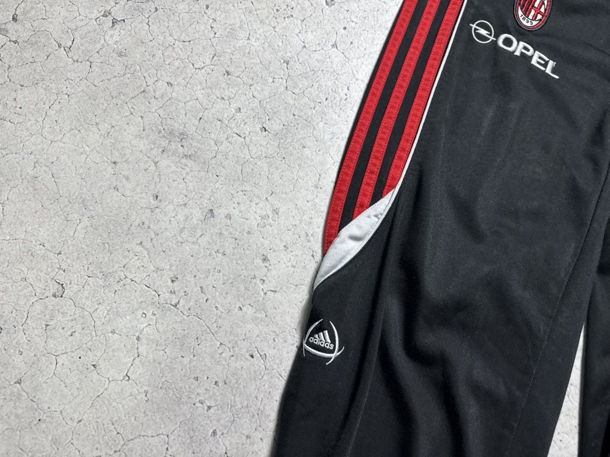 Adidas Adidas FC Milan Vintage Football Track Pants Black Size US 30 / EU 46 - 3 Thumbnail