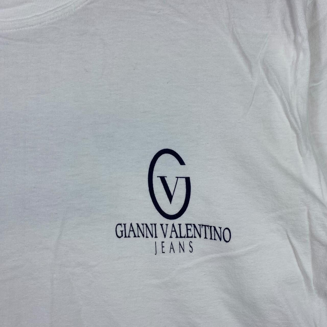Vintage Vintage GIANNI VALENTINO ITALY Jeans Collection Tee Shirt Size S / US 4 / IT 40 - 4 Thumbnail