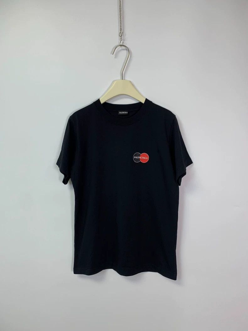 Balenciaga Balenciaga Chest Logo Print Crewneck T-Shirt - dmc Size US M / EU 48-50 / 2 - 1 Thumbnail