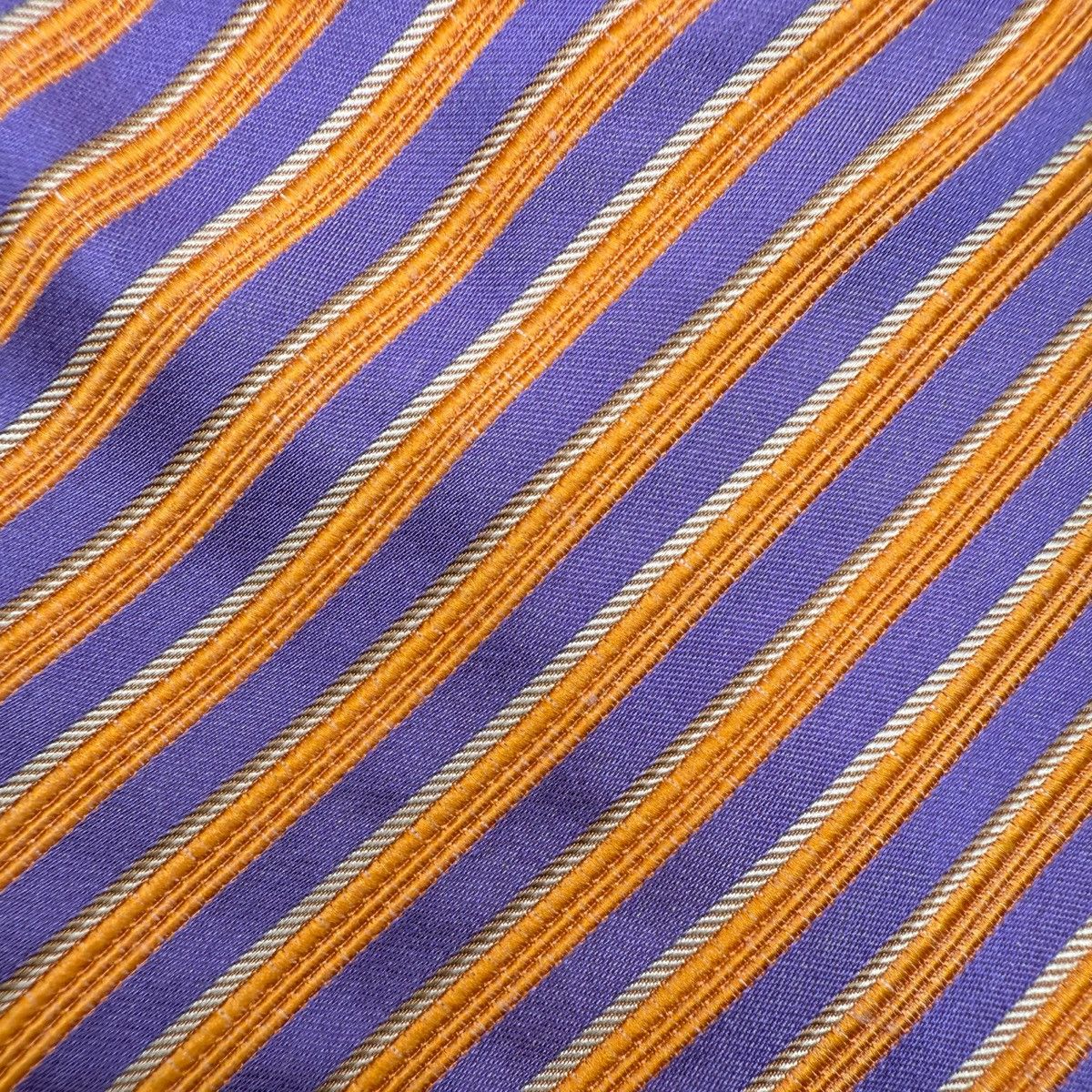 Other Mario Caldi Silk Tie, Orange/Purple, Made in Italy, Like New Size ONE SIZE - 3 Thumbnail