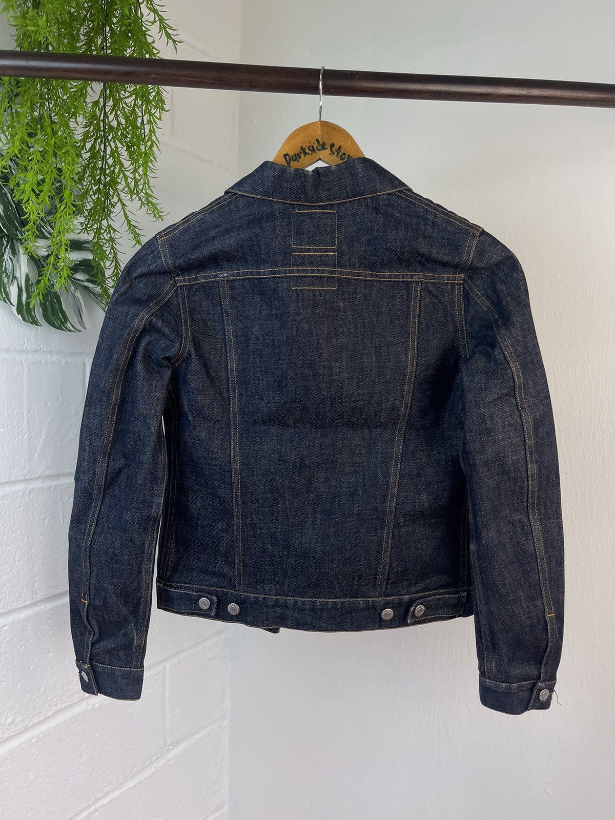 Helmut Lang 90s Helmut Lang Indigo Blue Denim Jacket Size US S / EU 44-46 / 1 - 9 Thumbnail