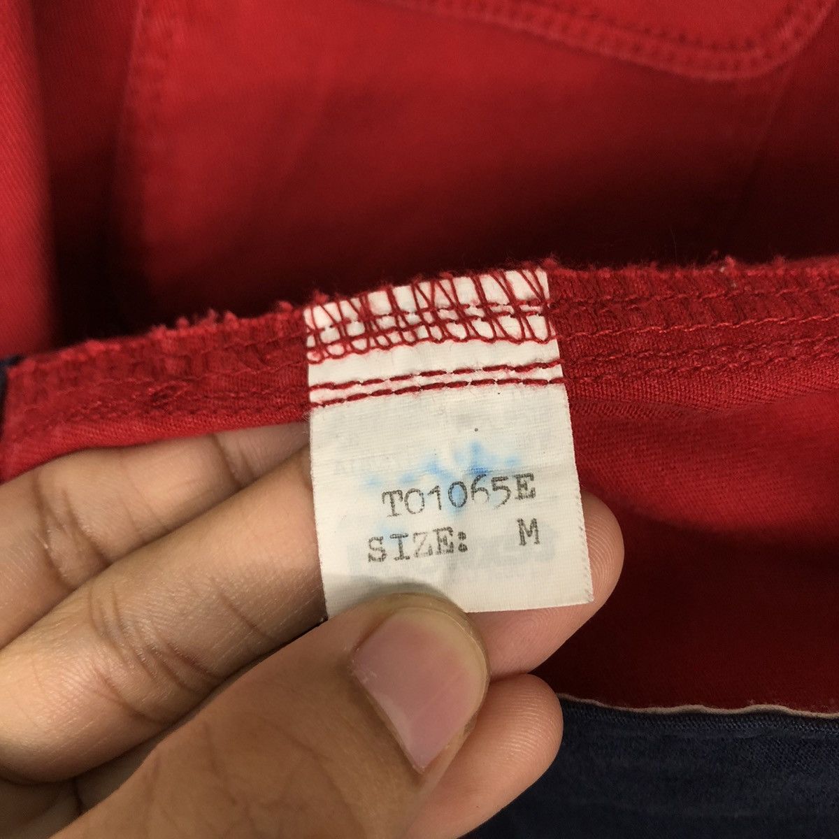 Ralph Lauren 🔥Rich Red - Cropped Trucker Denim Ralph Lauren MFG CO Size US M / EU 48-50 / 2 - 13 Thumbnail