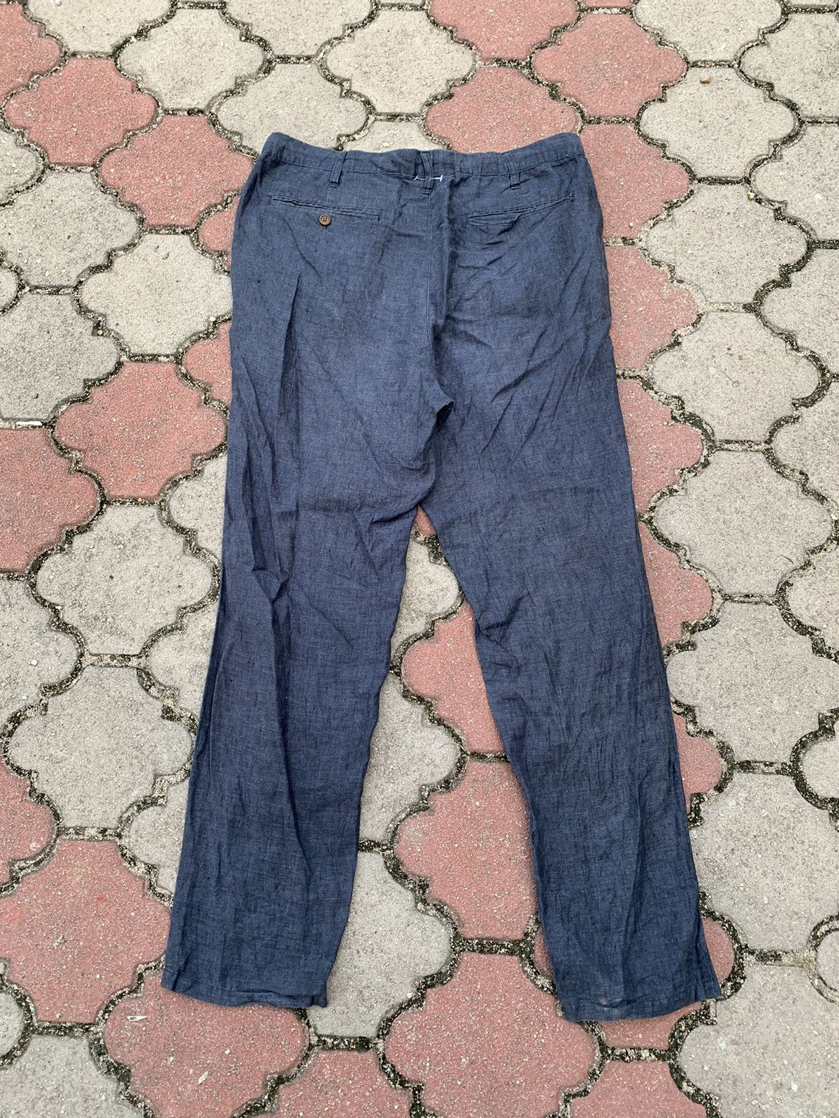 Japanese Brand Steals! Japanese Brand Muji Casual Cotton Linen Pants Size US 35 - 2 Thumbnail