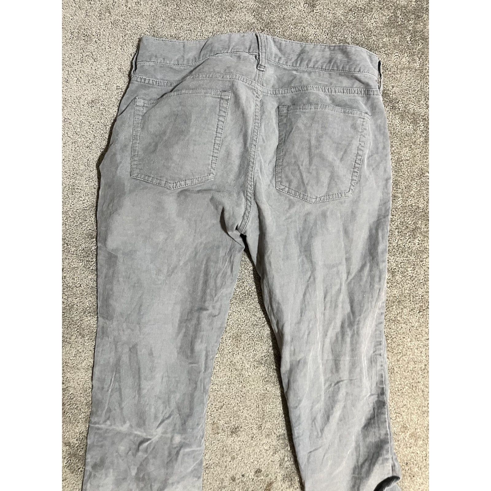 J.Crew J.CREW Pants Women Corduroy Gray 29 Straight Ankle Casual VINTAGE City Womens Size 29" - 4 Thumbnail
