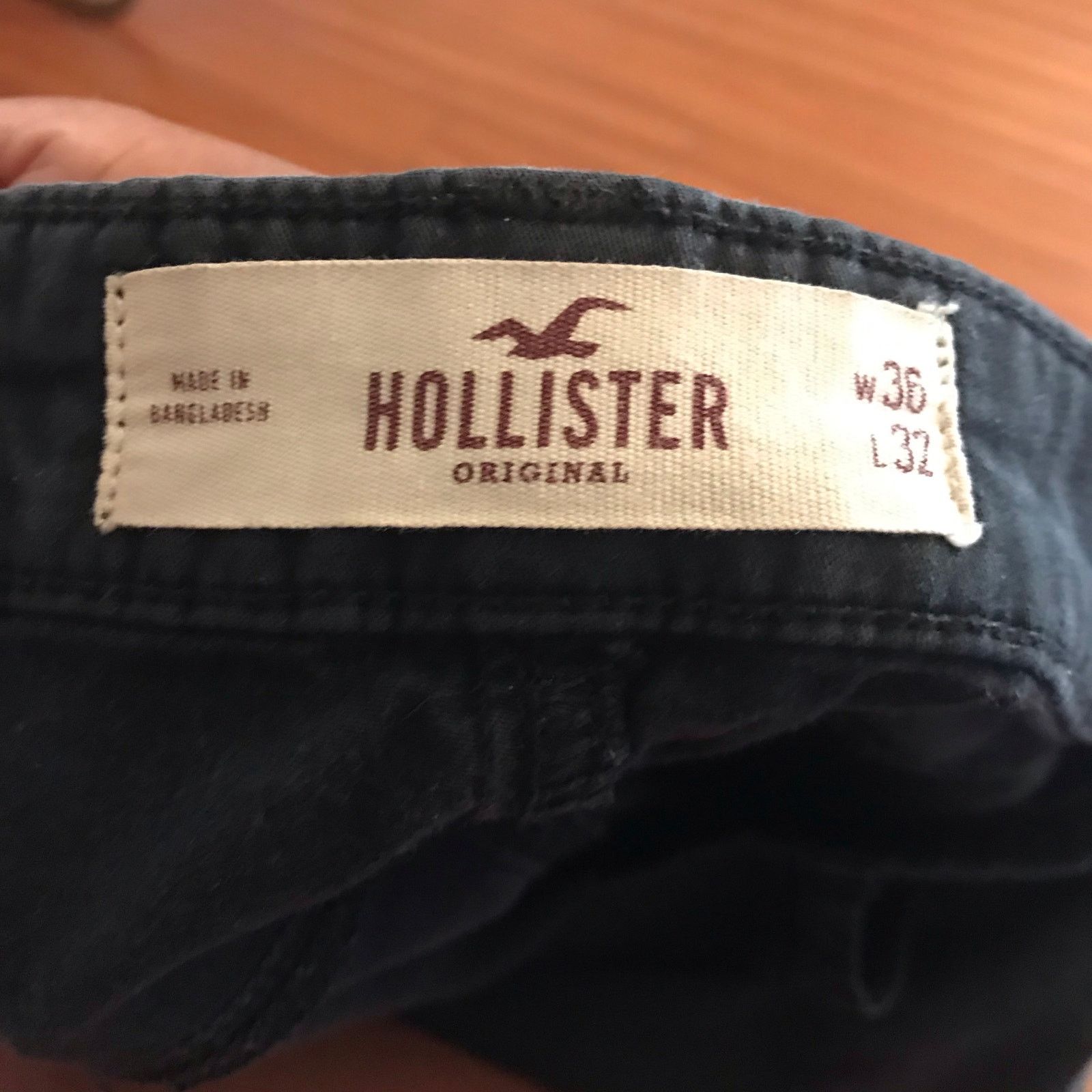 Hollister Hollister Skinny 5 Pocket Pants Men’s 36x32 Black RN# 75654 Size US 36 / EU 52 - 3 Thumbnail